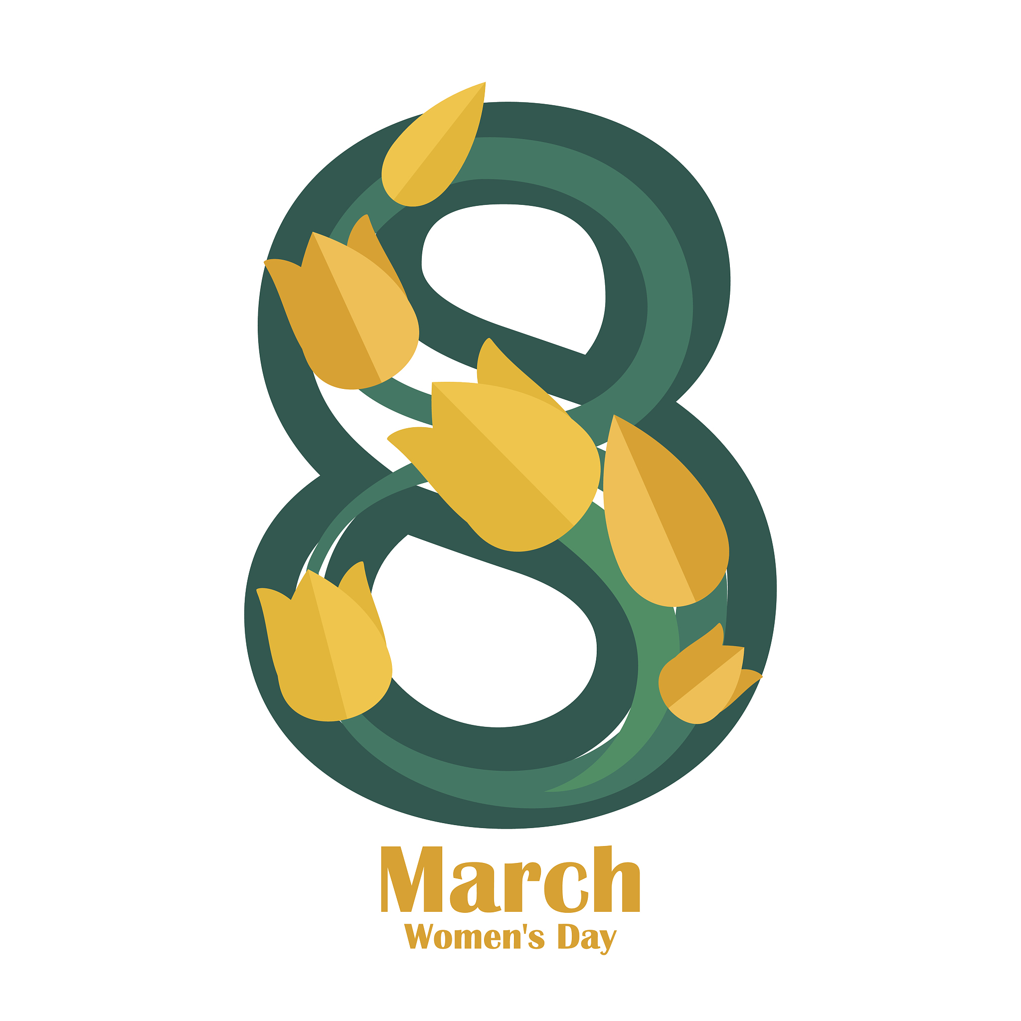 womens day design poster. 8 march international. vector illustra