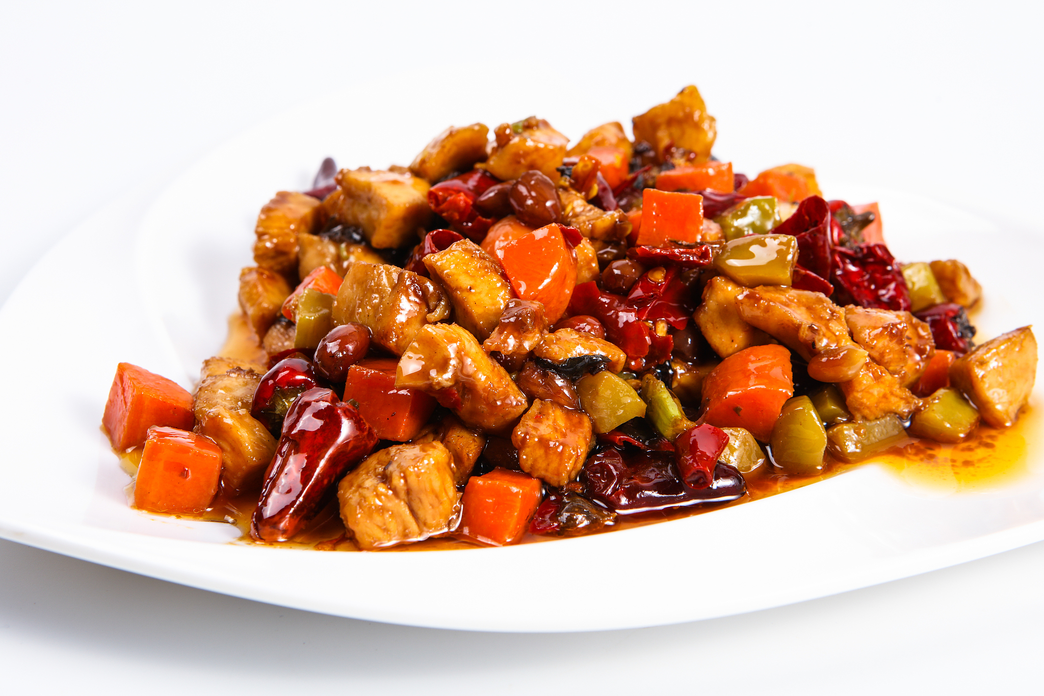 没我是说宫保鸡丁里面的鸡丁