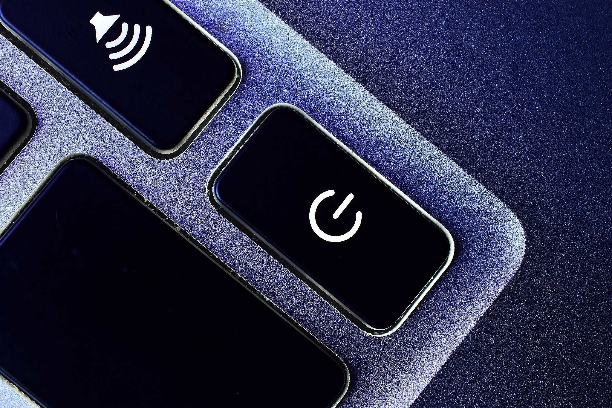 close-up of computer keyboard