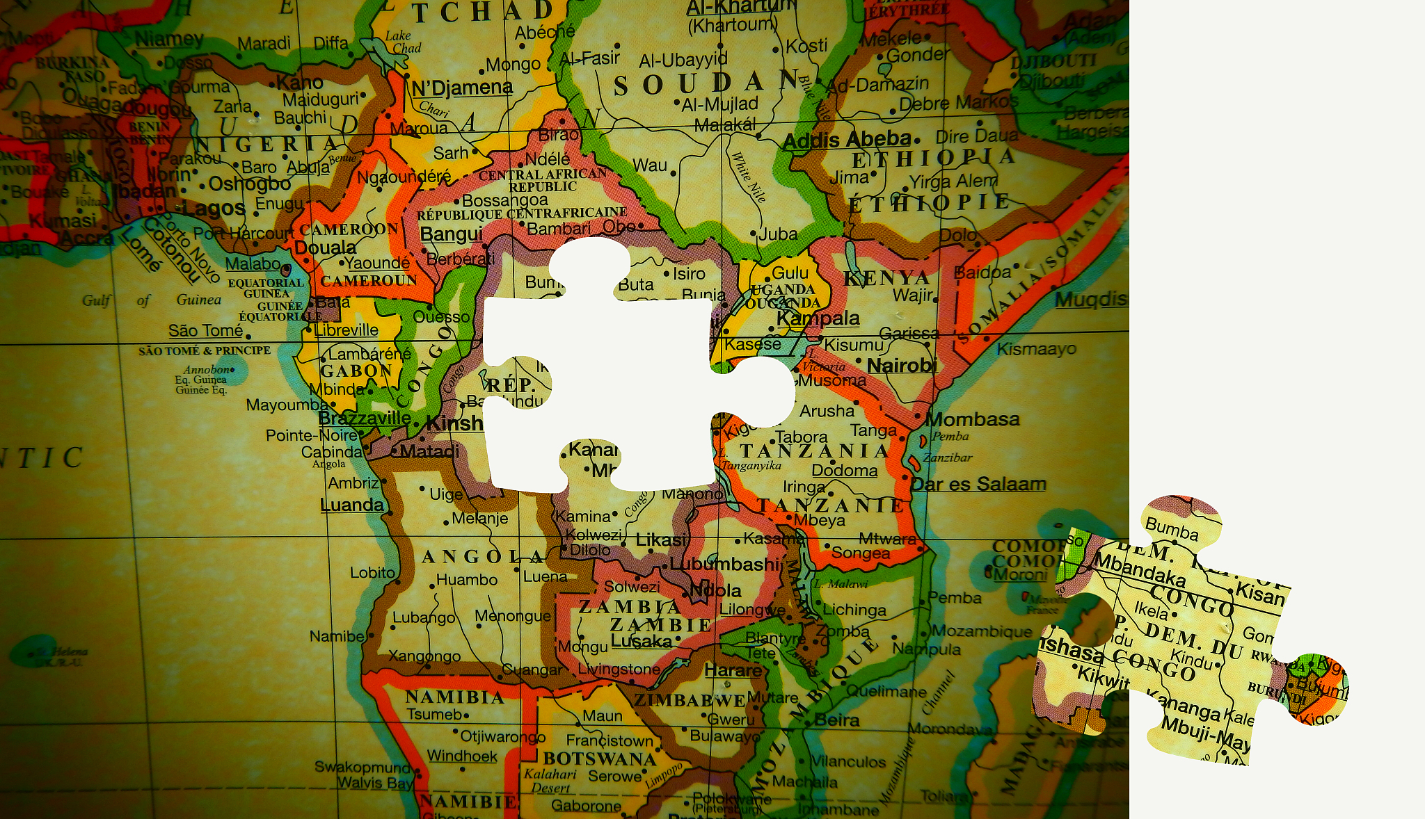 map- congo puzzle piece