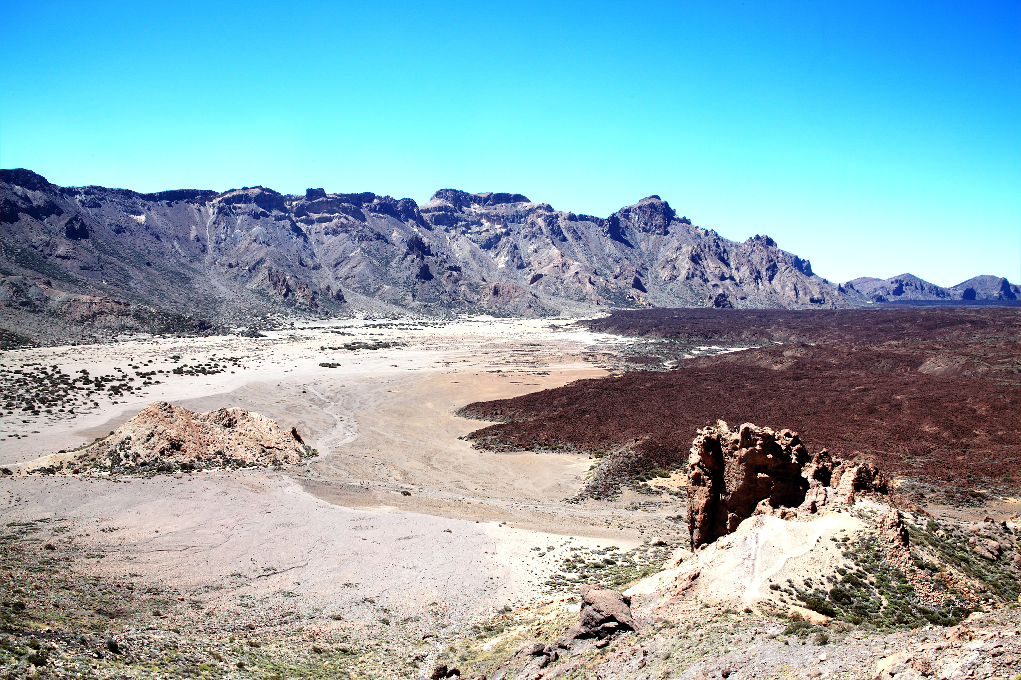 crater of the volcano pico de teide, tenerife