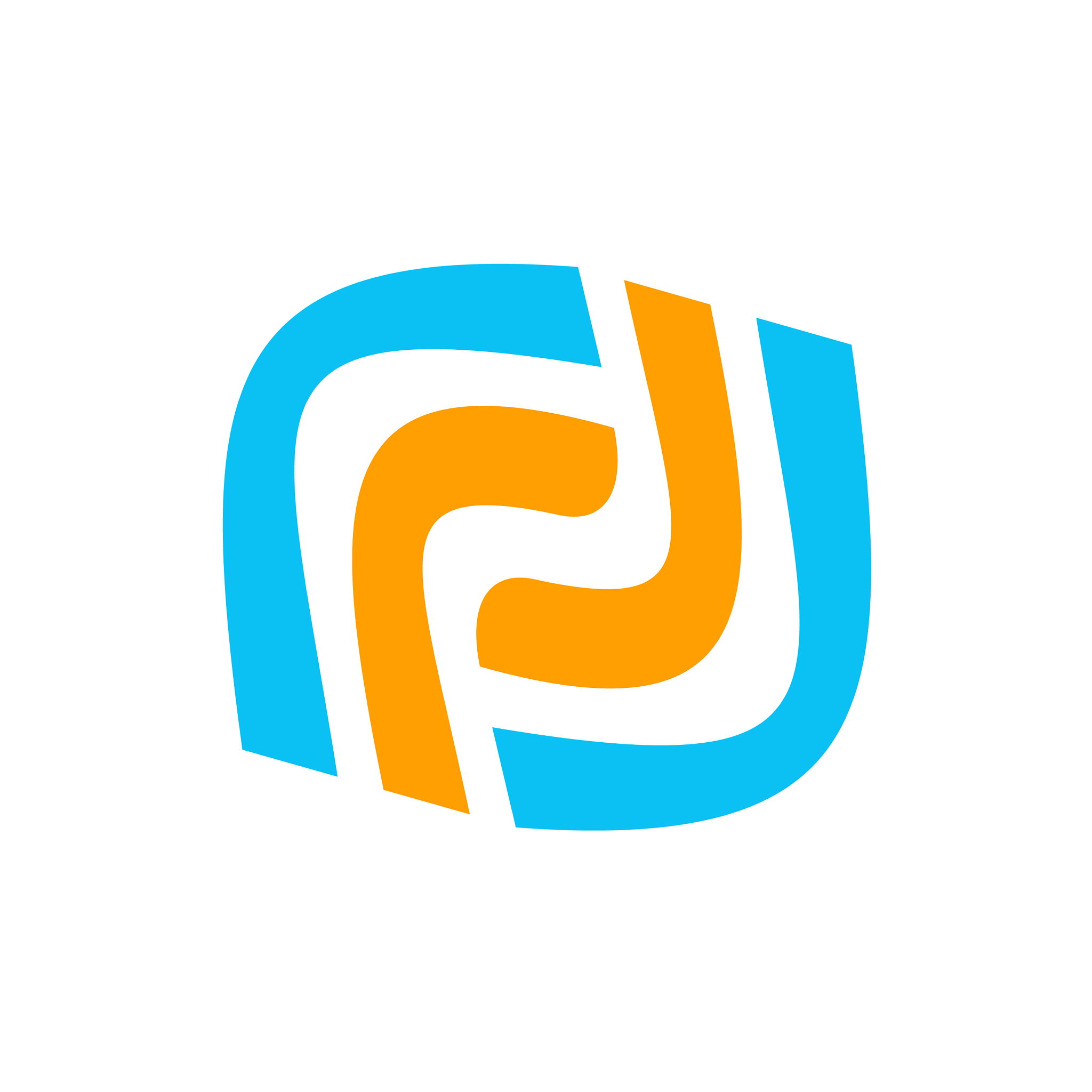 colorful abstract logo design template