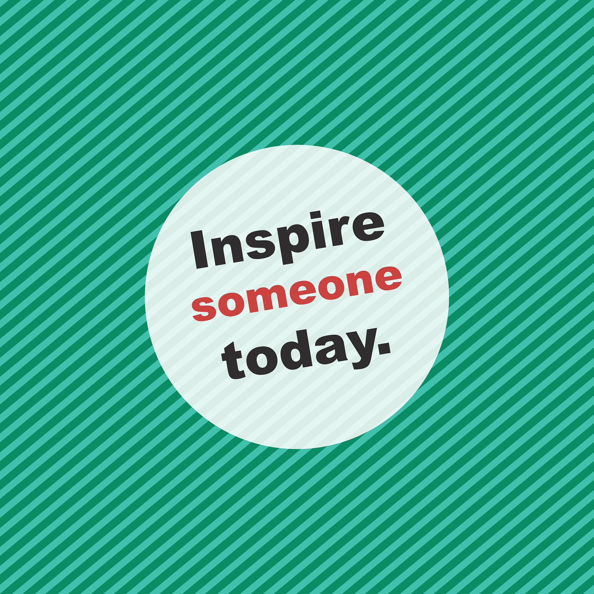 inspirational typographic quote
