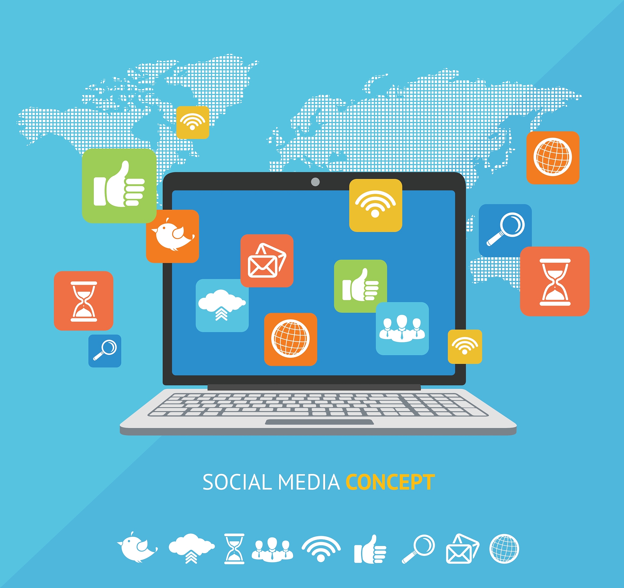 social media concept