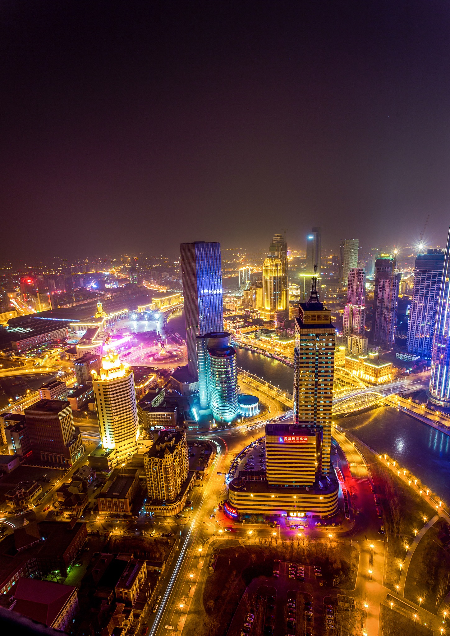 天津城市夜景