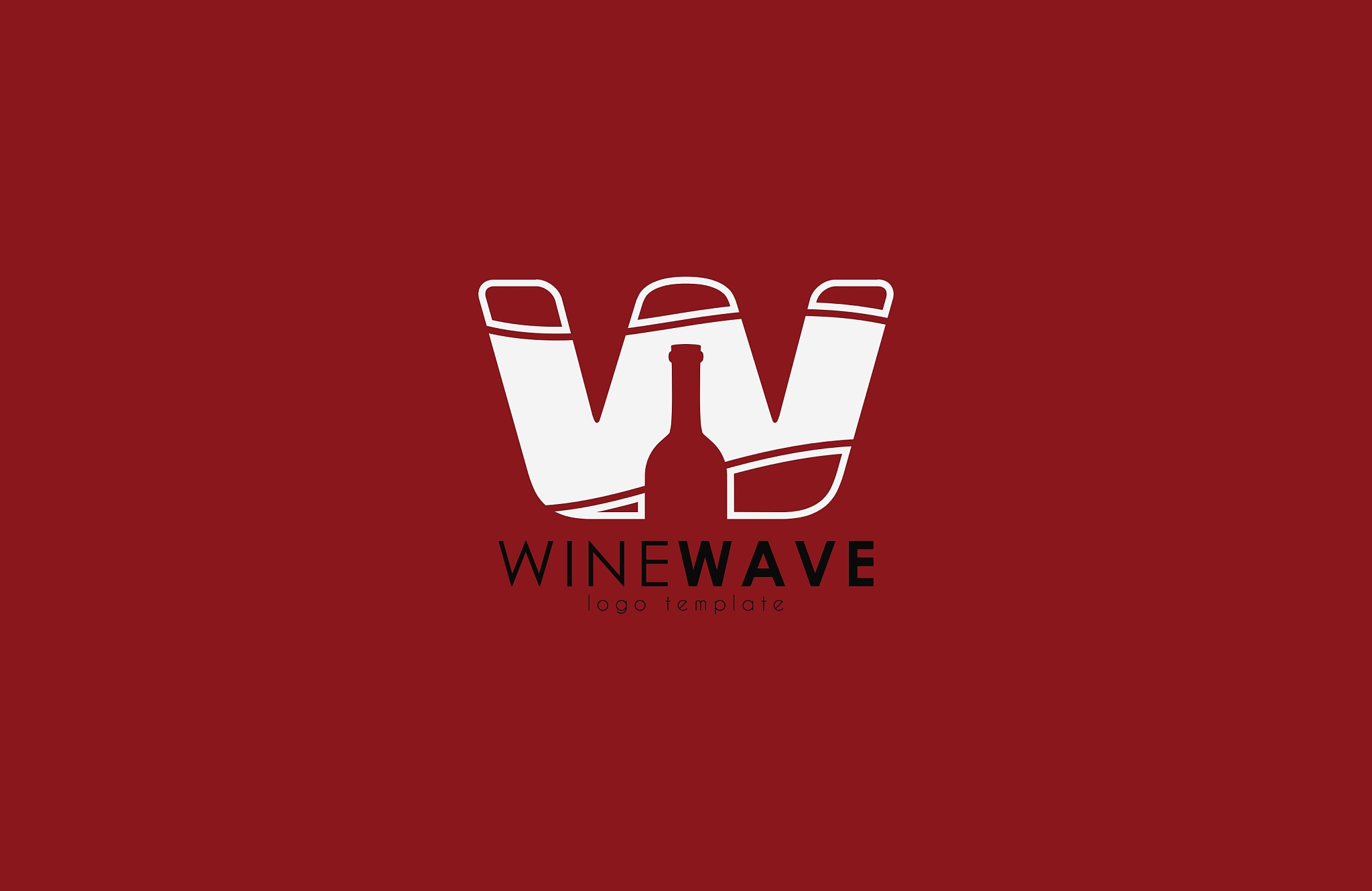 wine logo design wine bottle design w letter