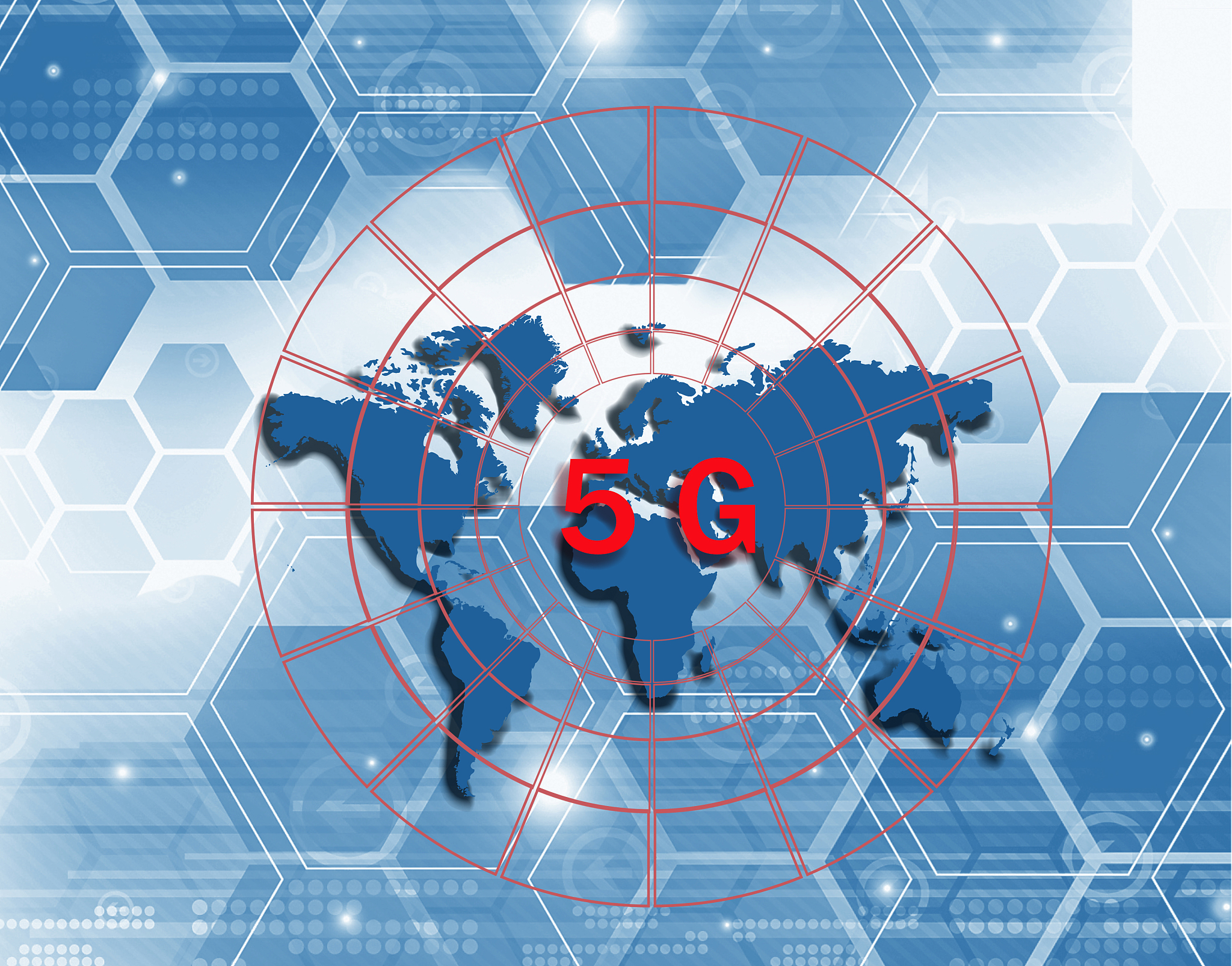 5g wireless communication connection network concept