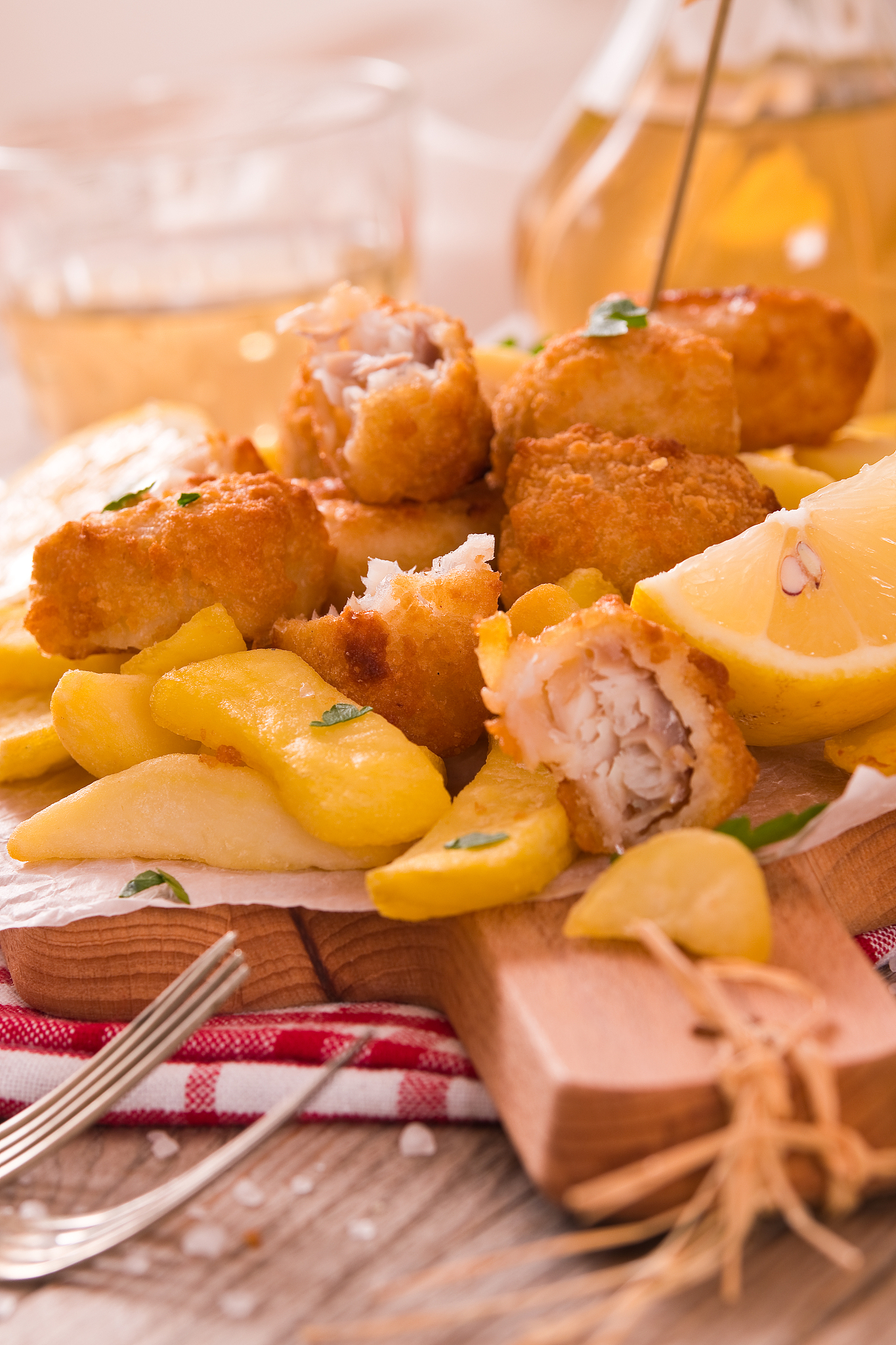 fish and chips.