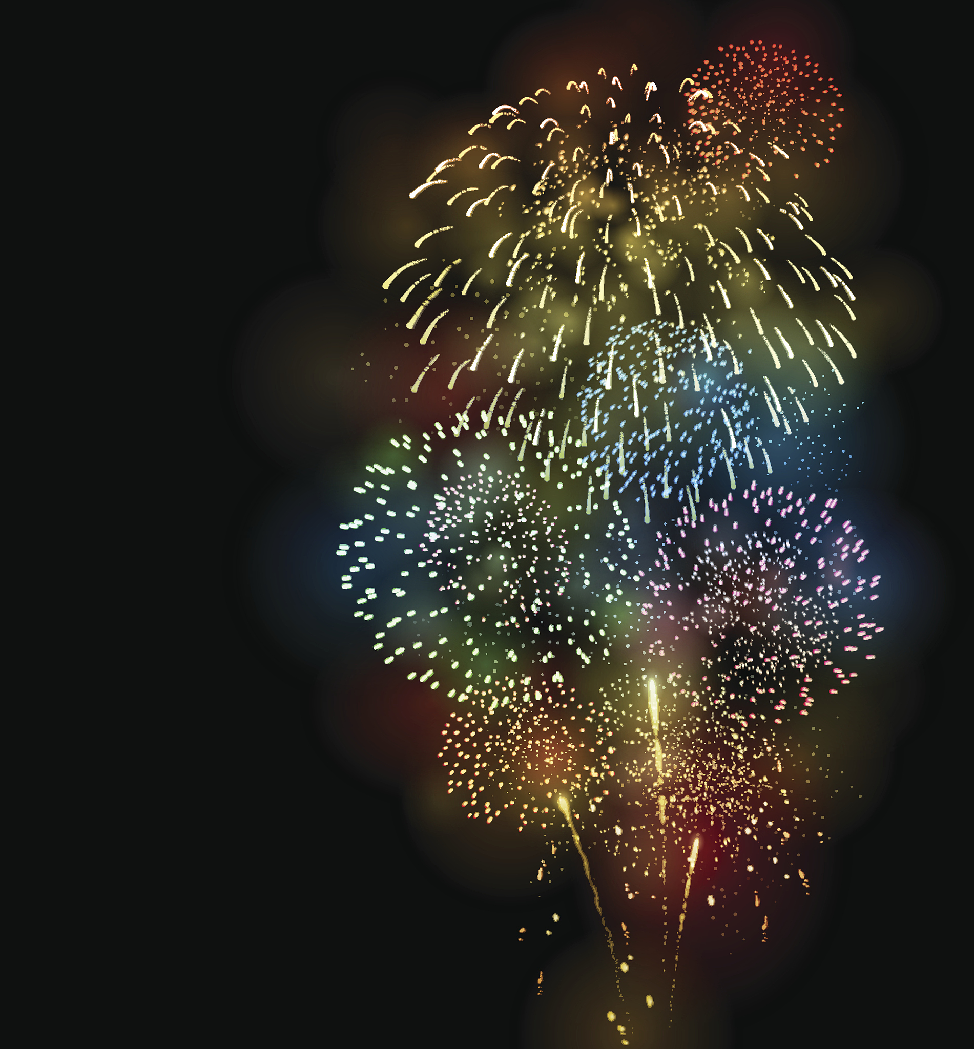 写一段放烟花的html页面