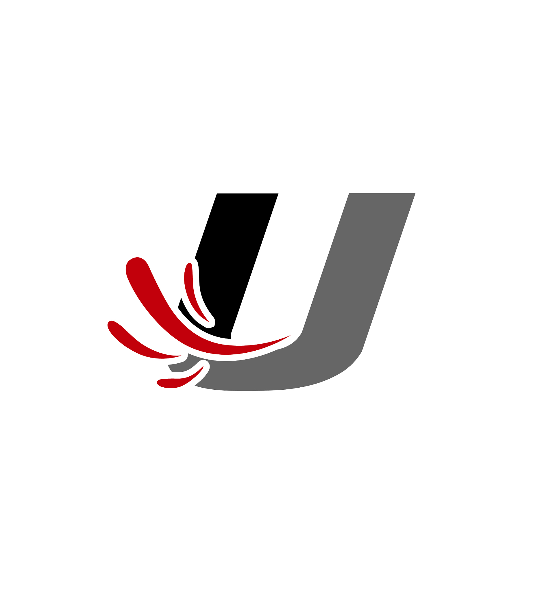 letter u logo icon design template elements
