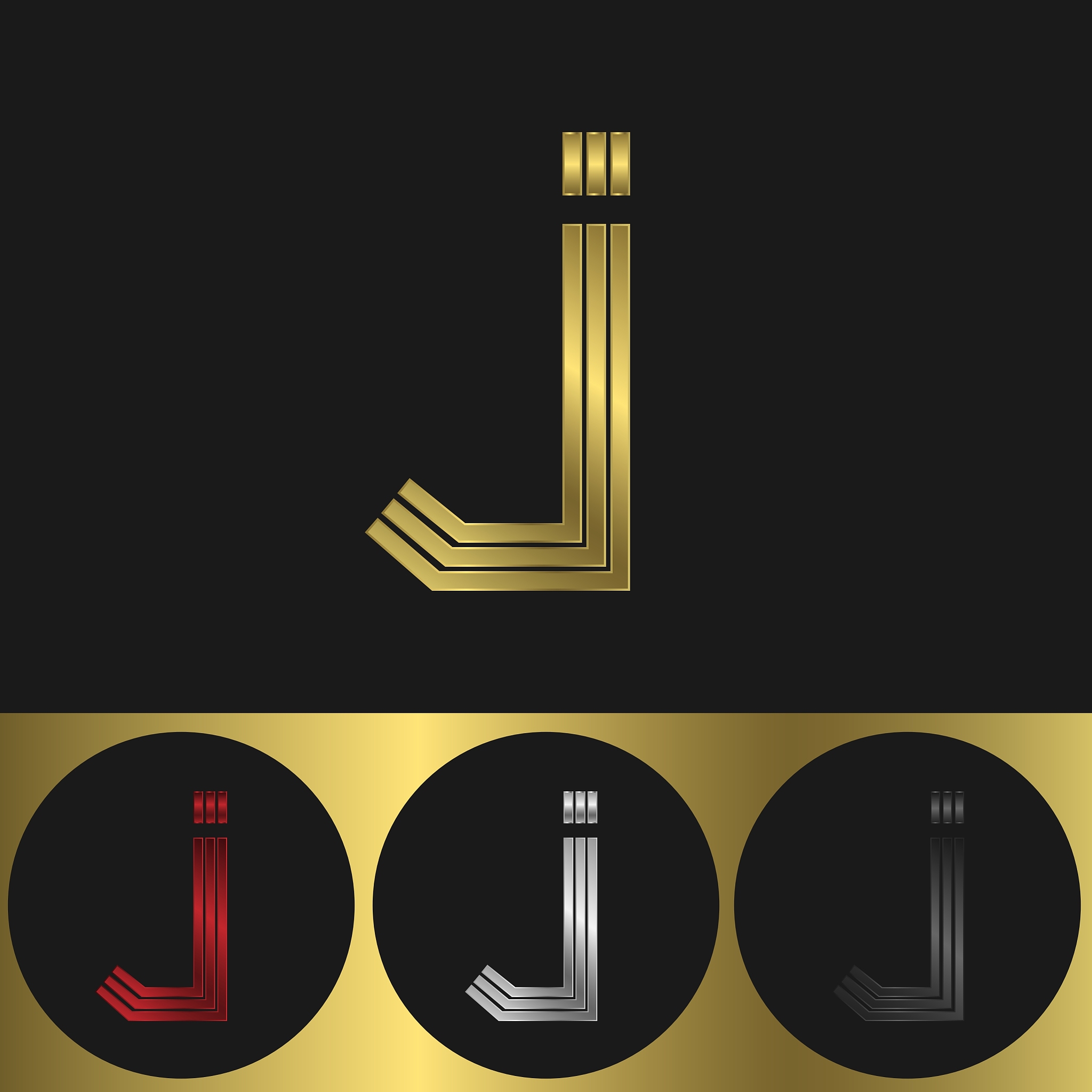 j letter logo