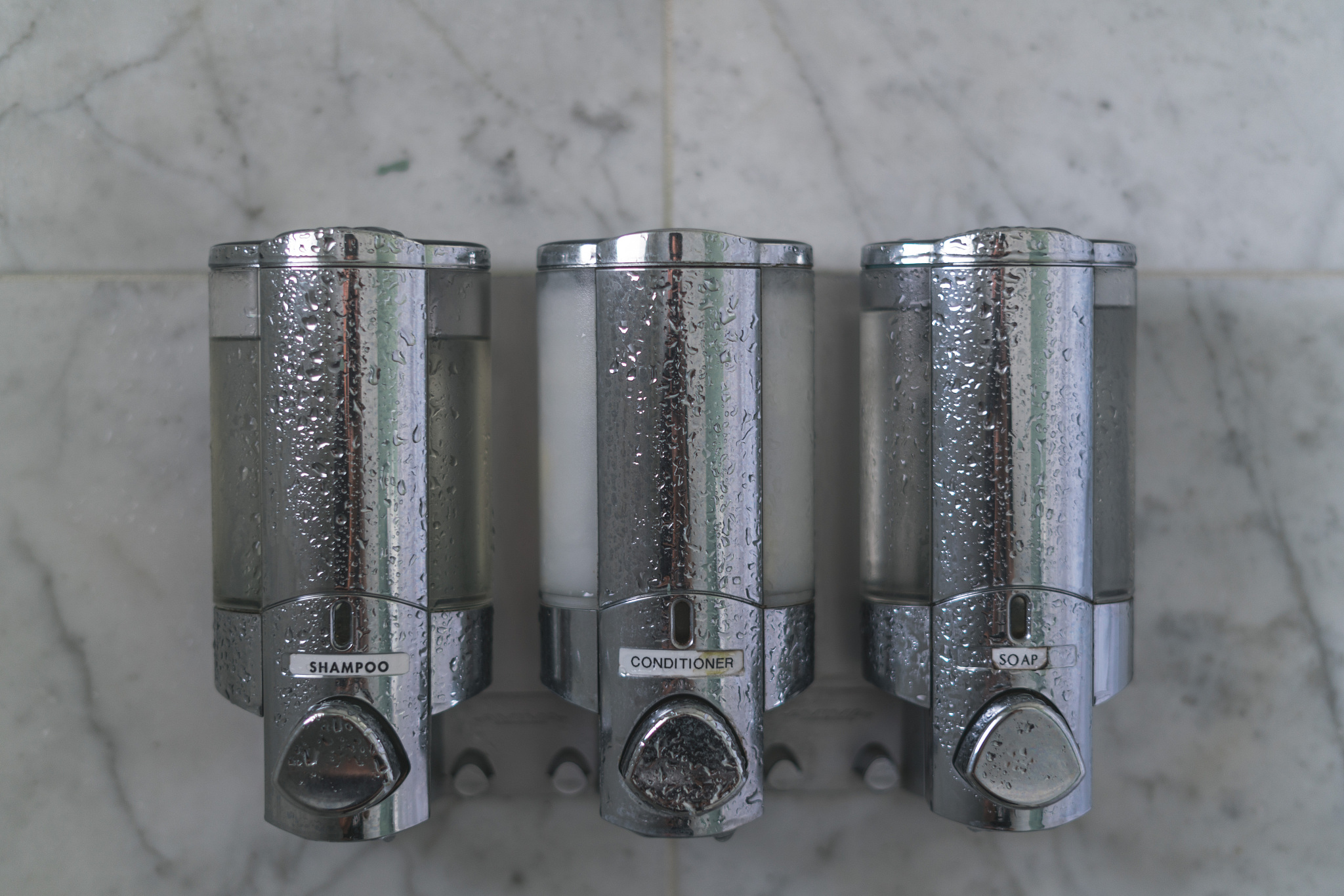 shampoo conditioner and soap metal steel bath container