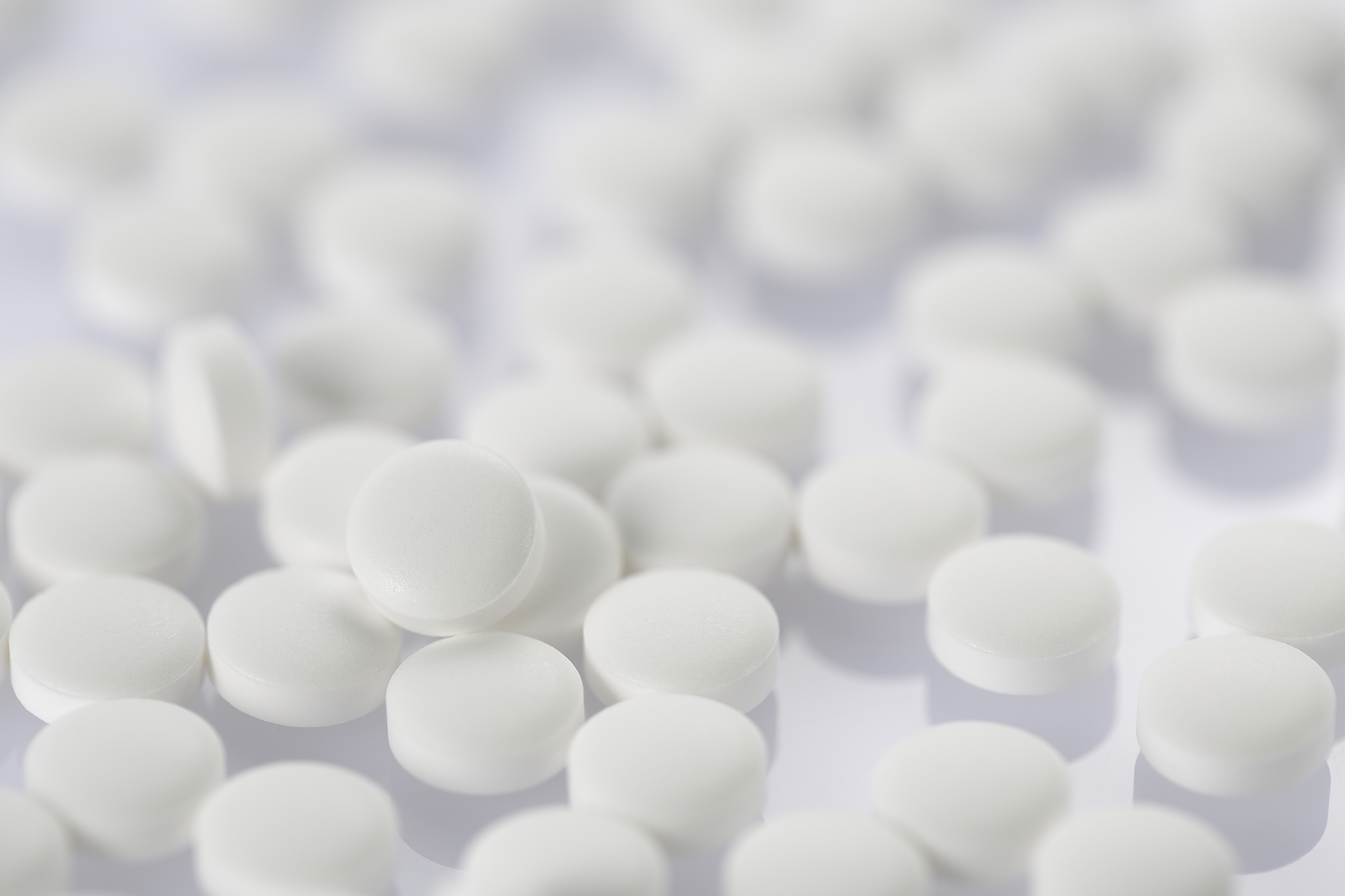 white pills background