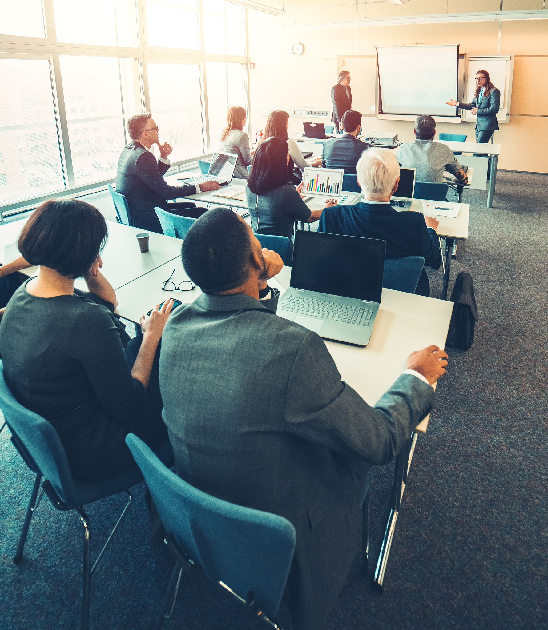 group of business people, seminar, office, education