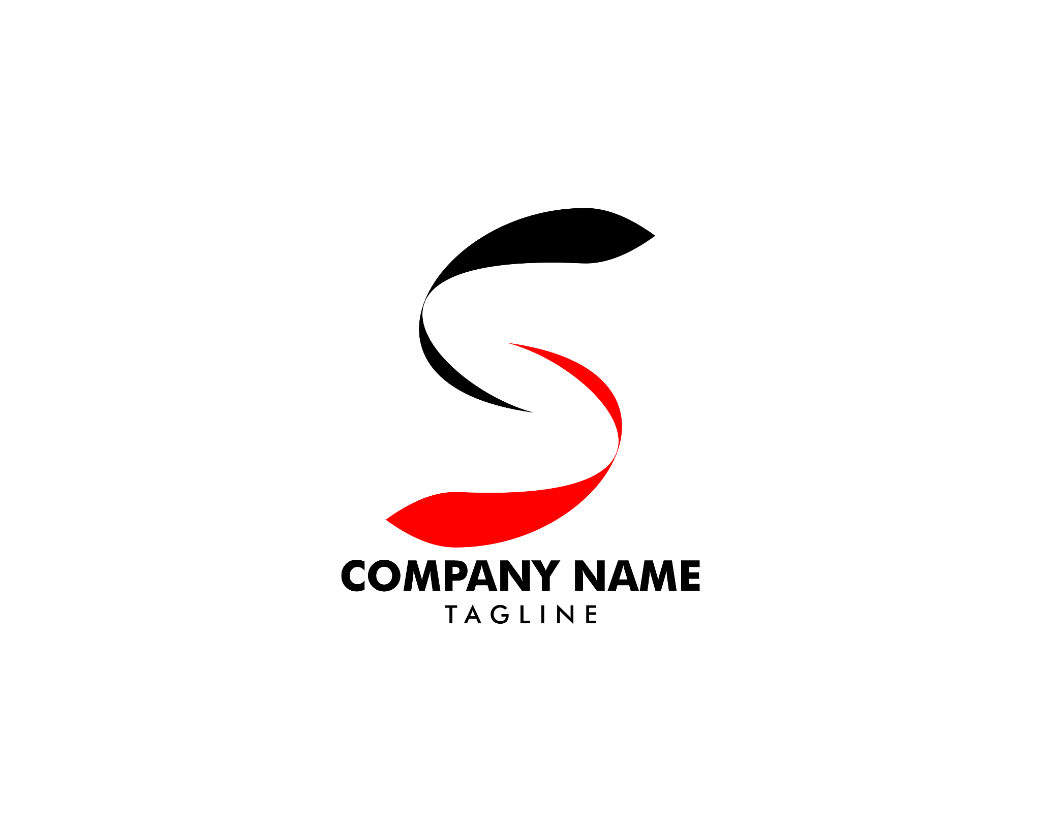 initial letter s   template design