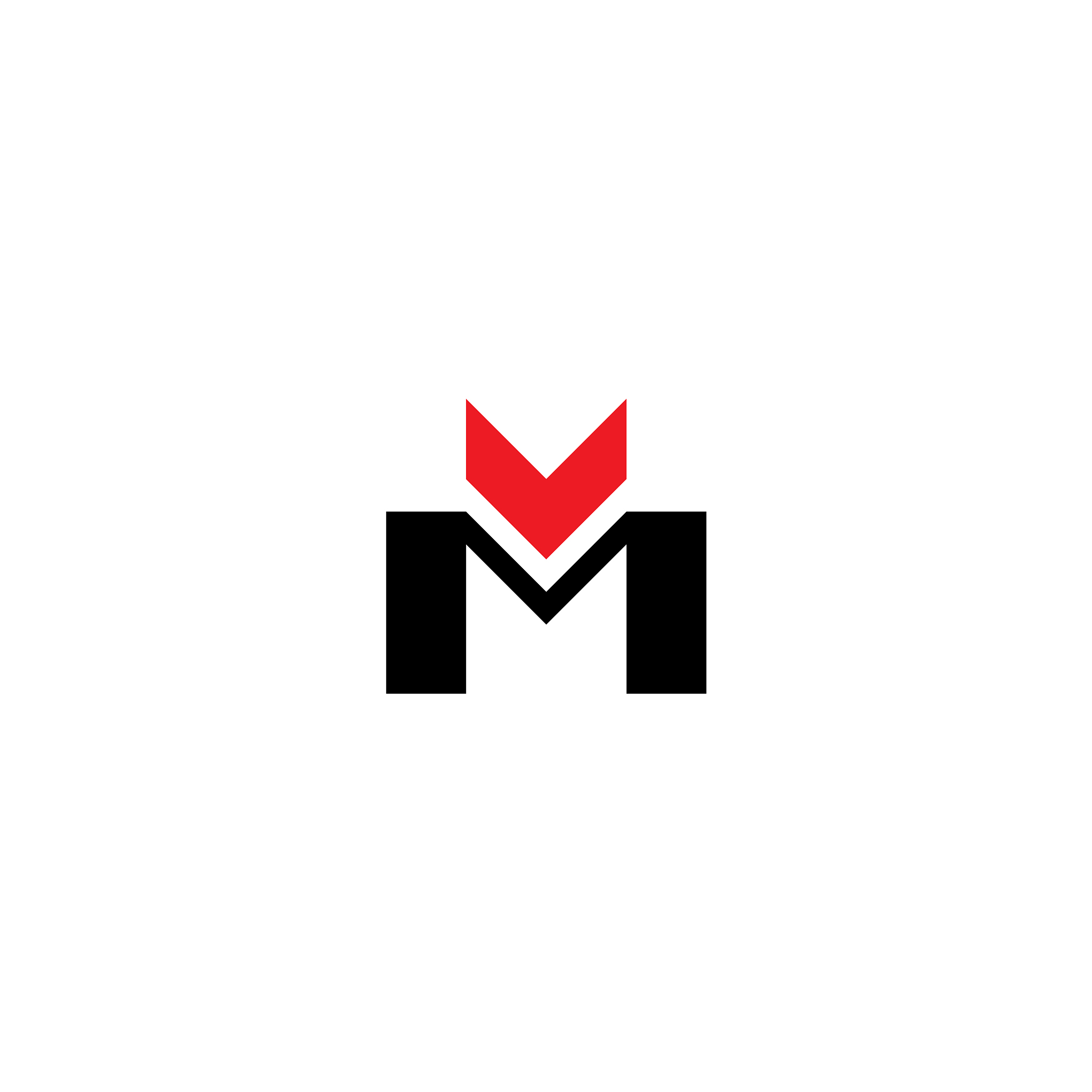 letter mv m and v symbol logo sign
