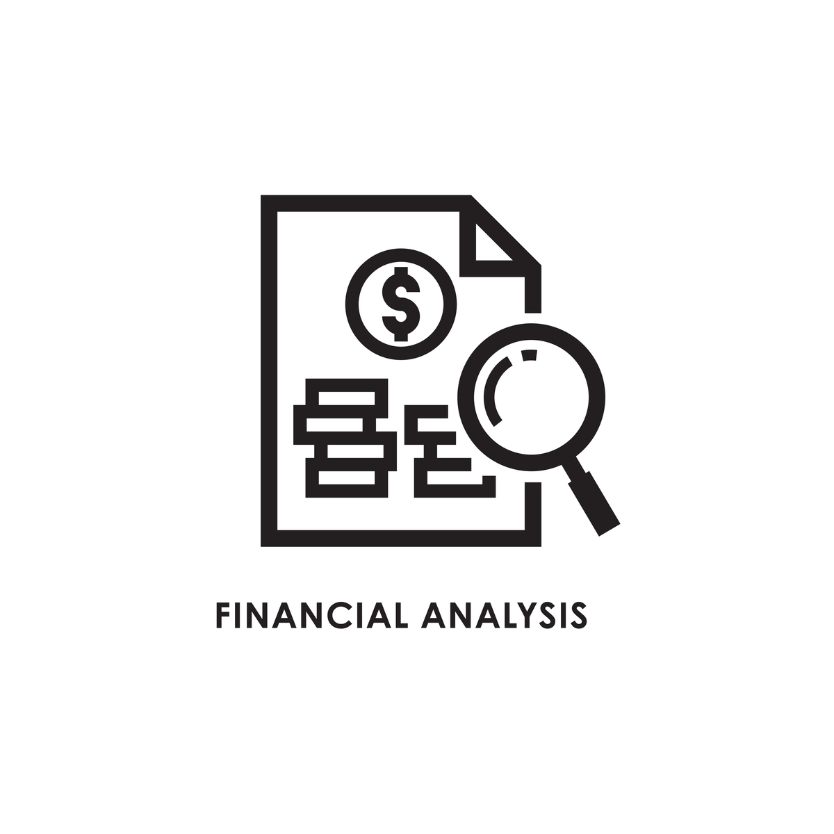 专业的公司数据审计和文件检查图标
