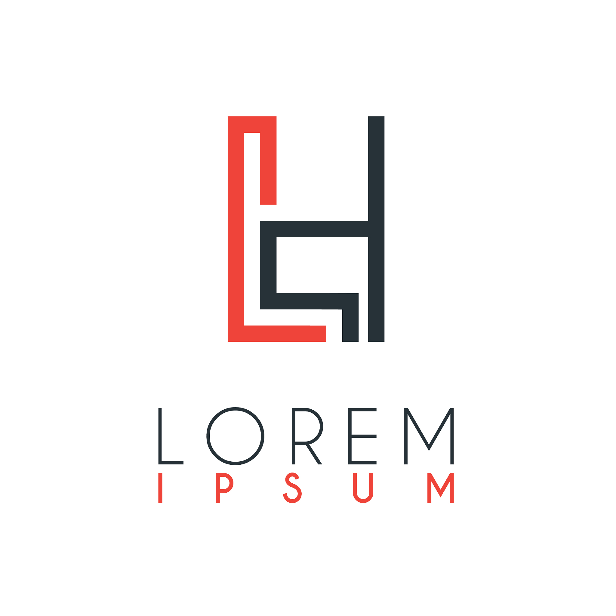 the logo between letter l and letter h or lh