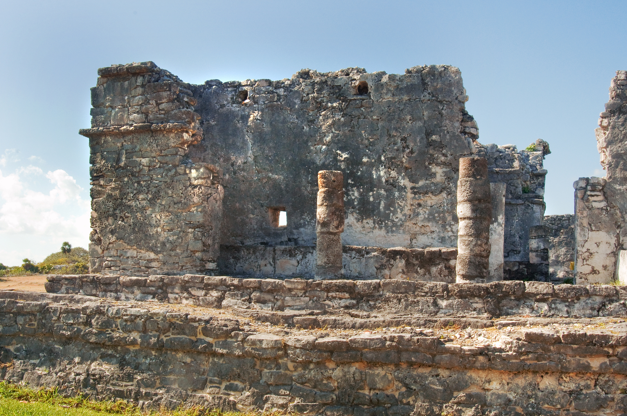 mayan pyramid, tulum, mexico