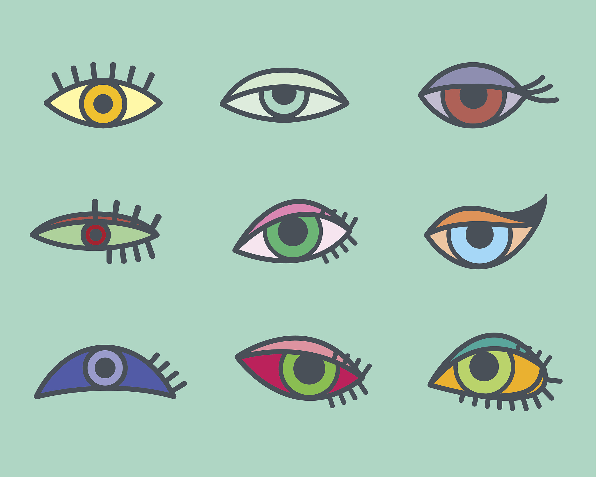 eyes icons
