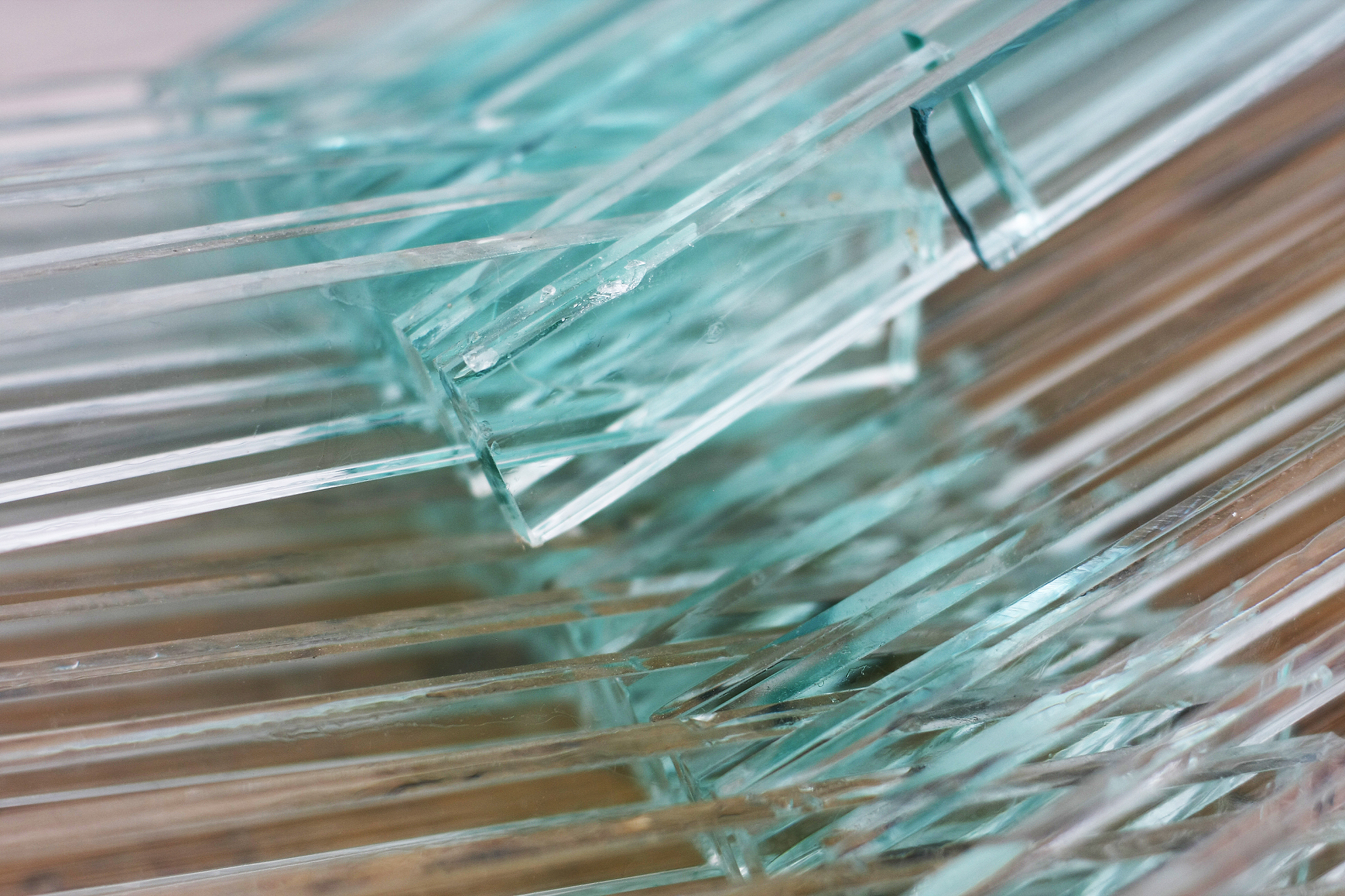 glass sheets placed next to each other
