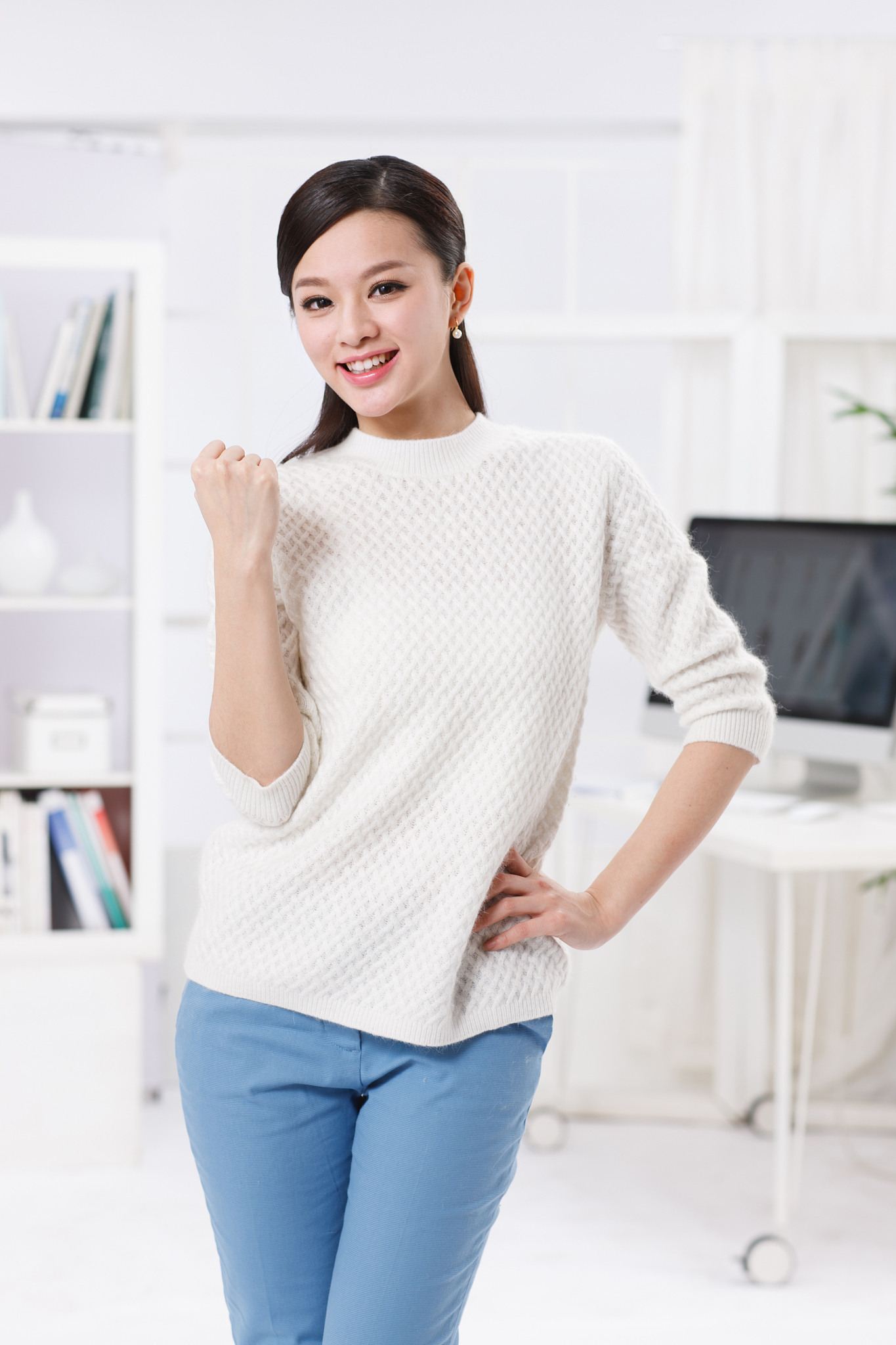 干练打底衫怎么形容