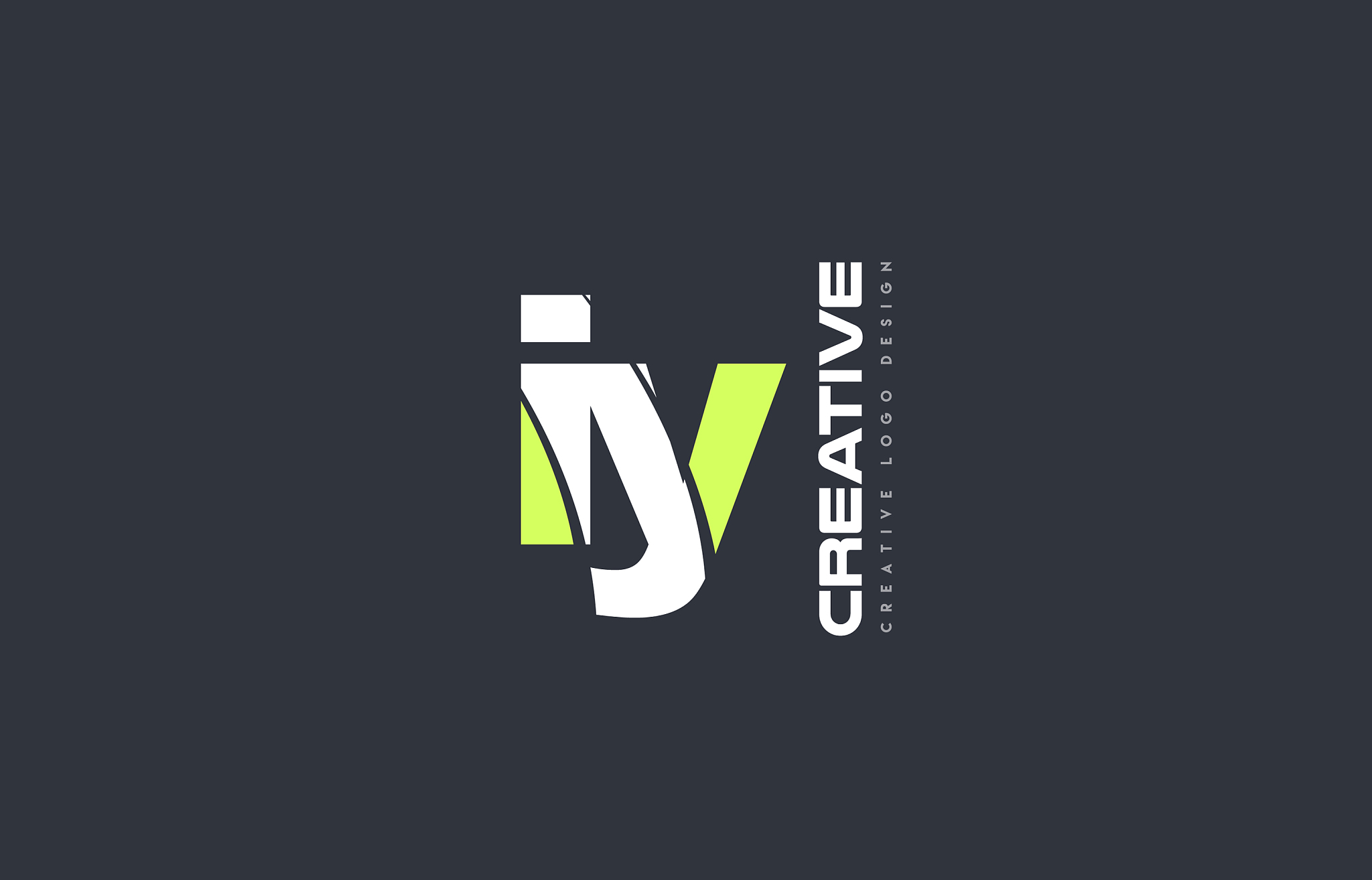green letter iy i y combination logo icon company