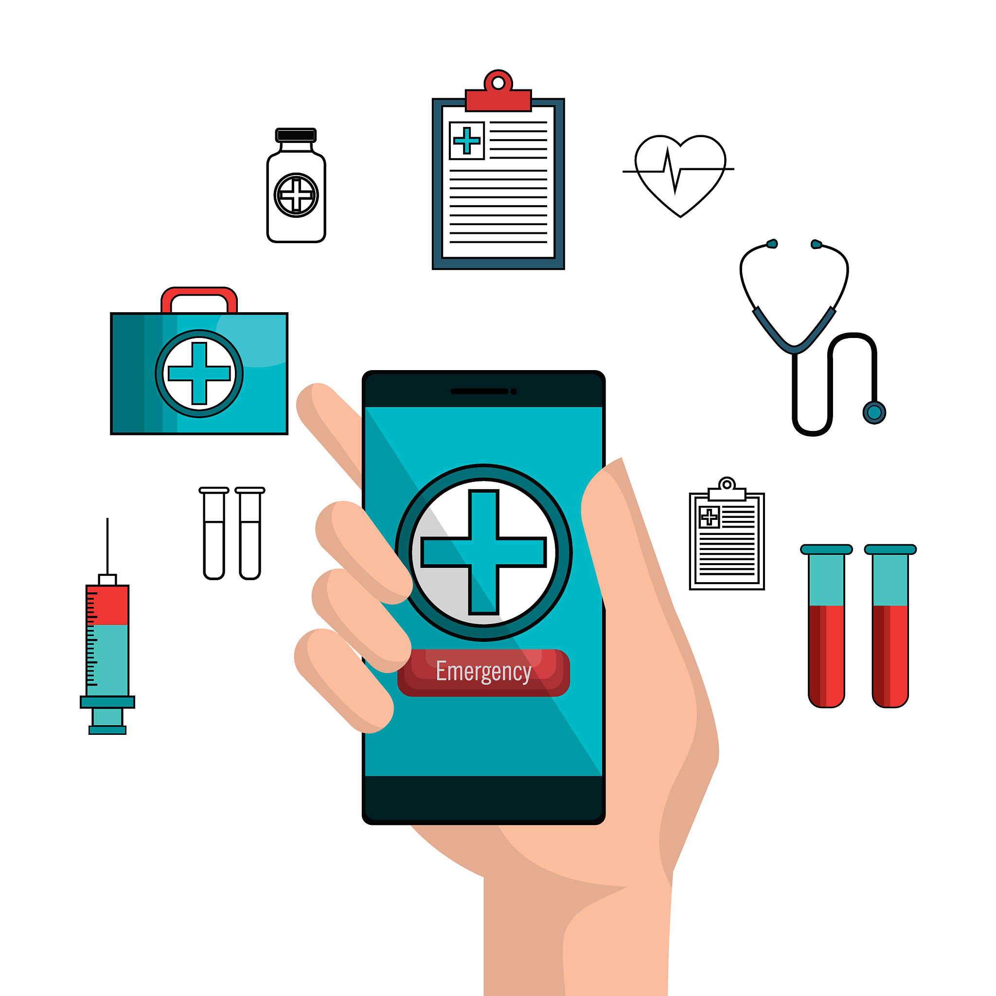 mobile health technology icon