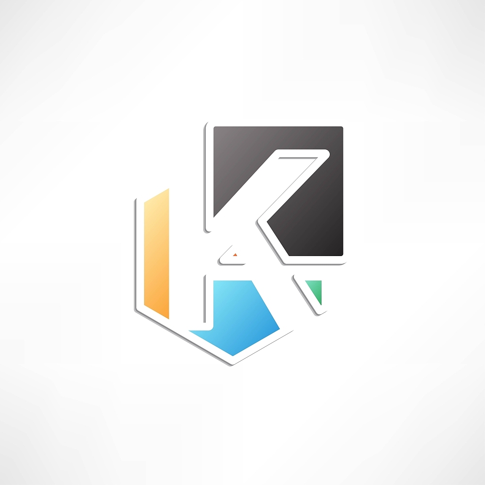 abstract icon based on the letter