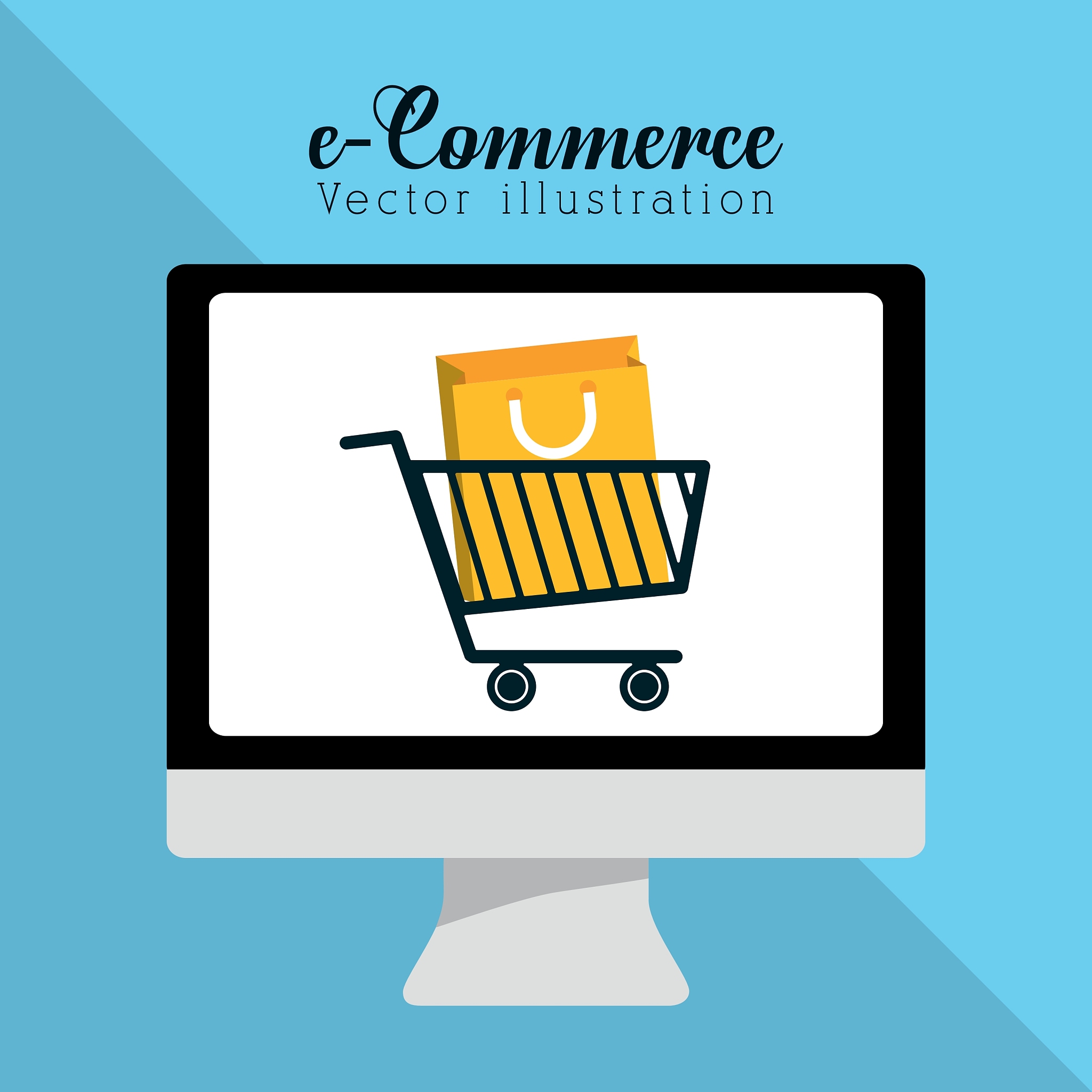 shopping and ecommerce graphic design
