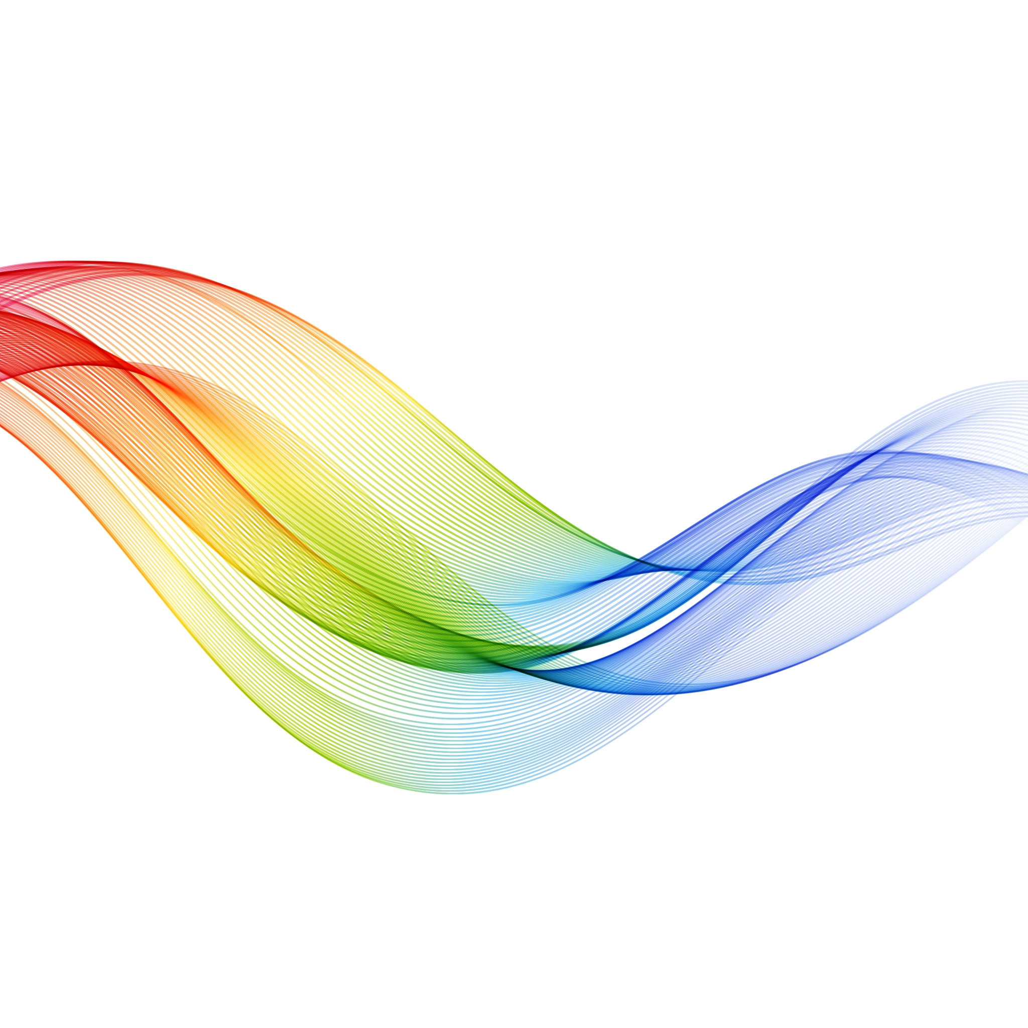 abstract color wave