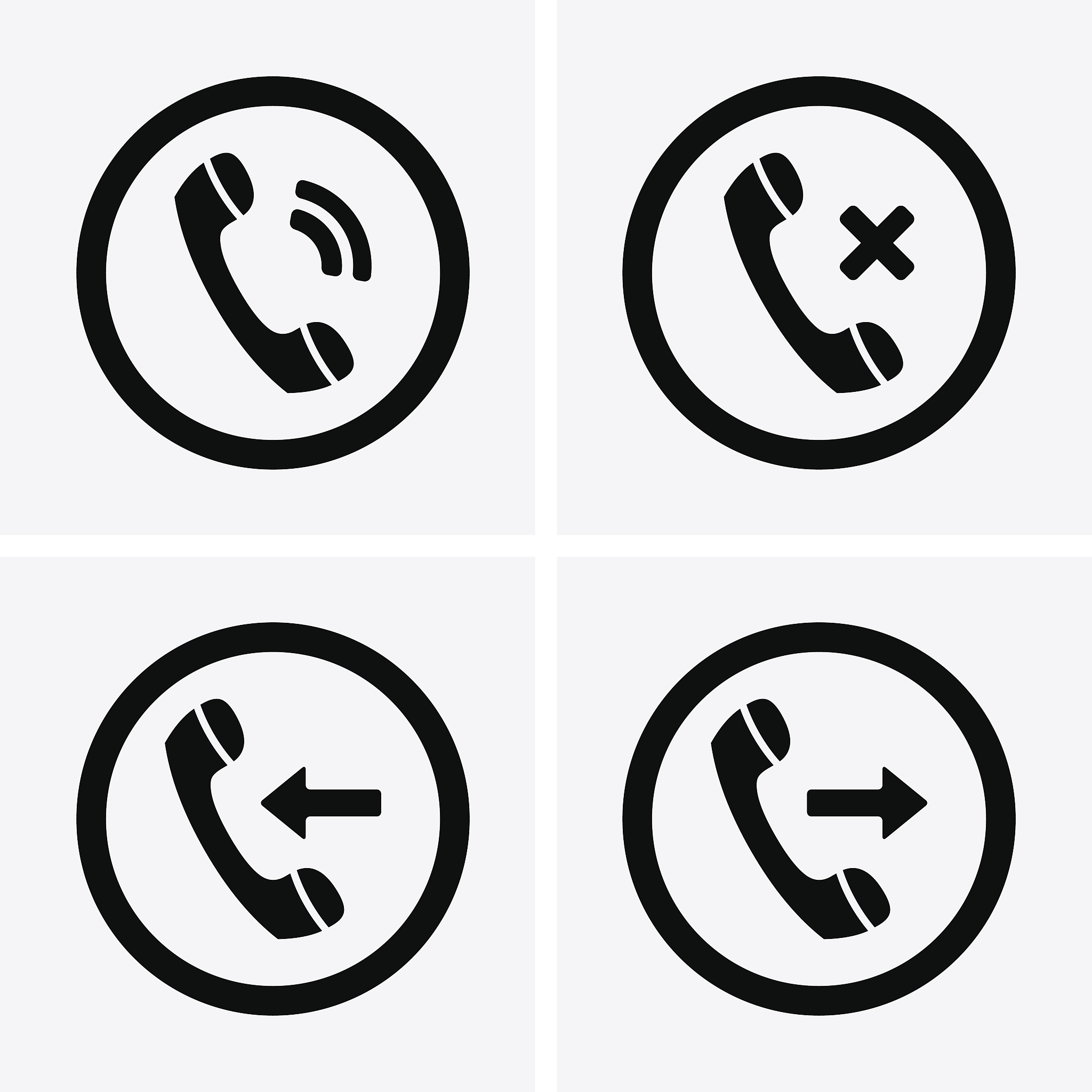 phone call icons