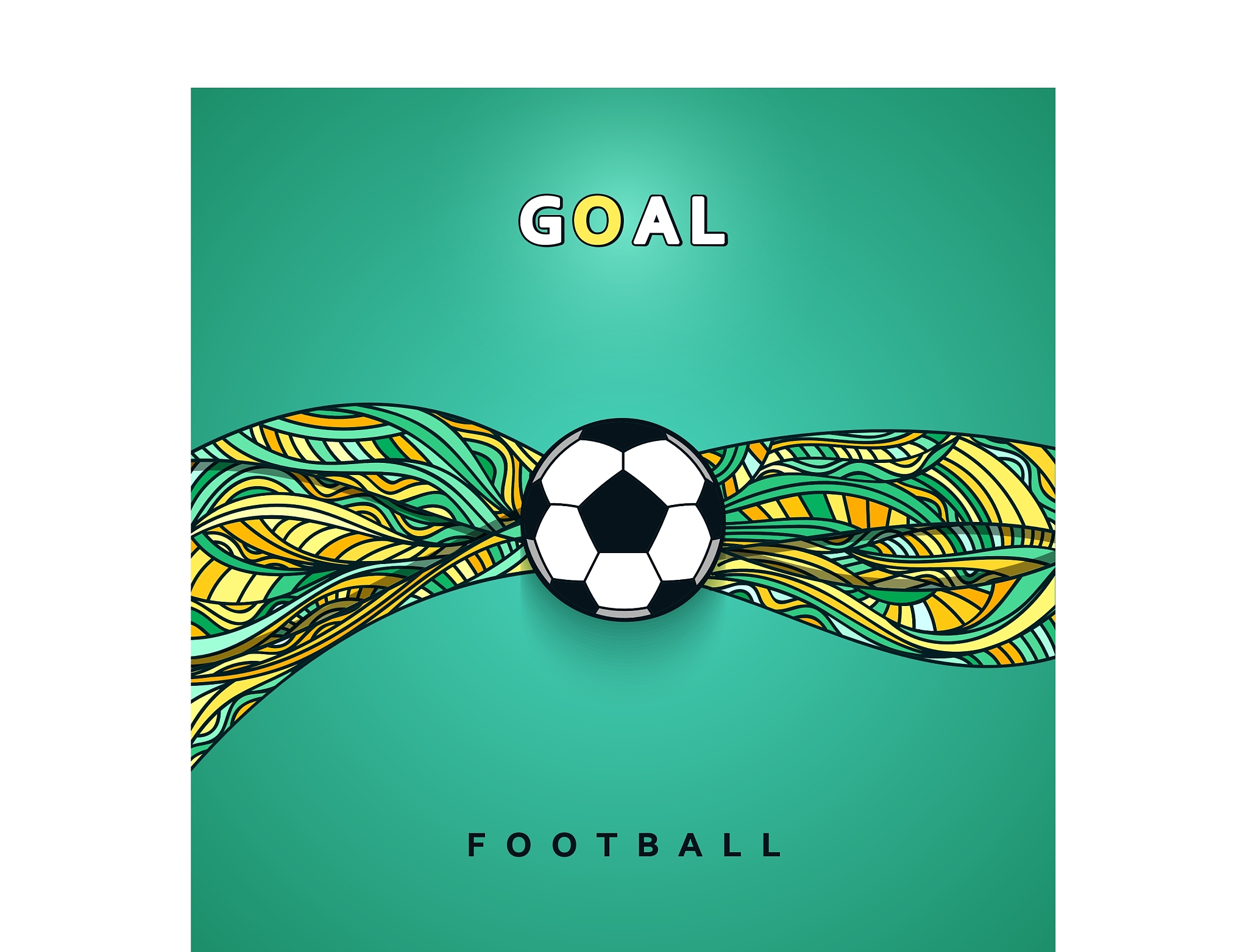 soccer ball banner with background football ball