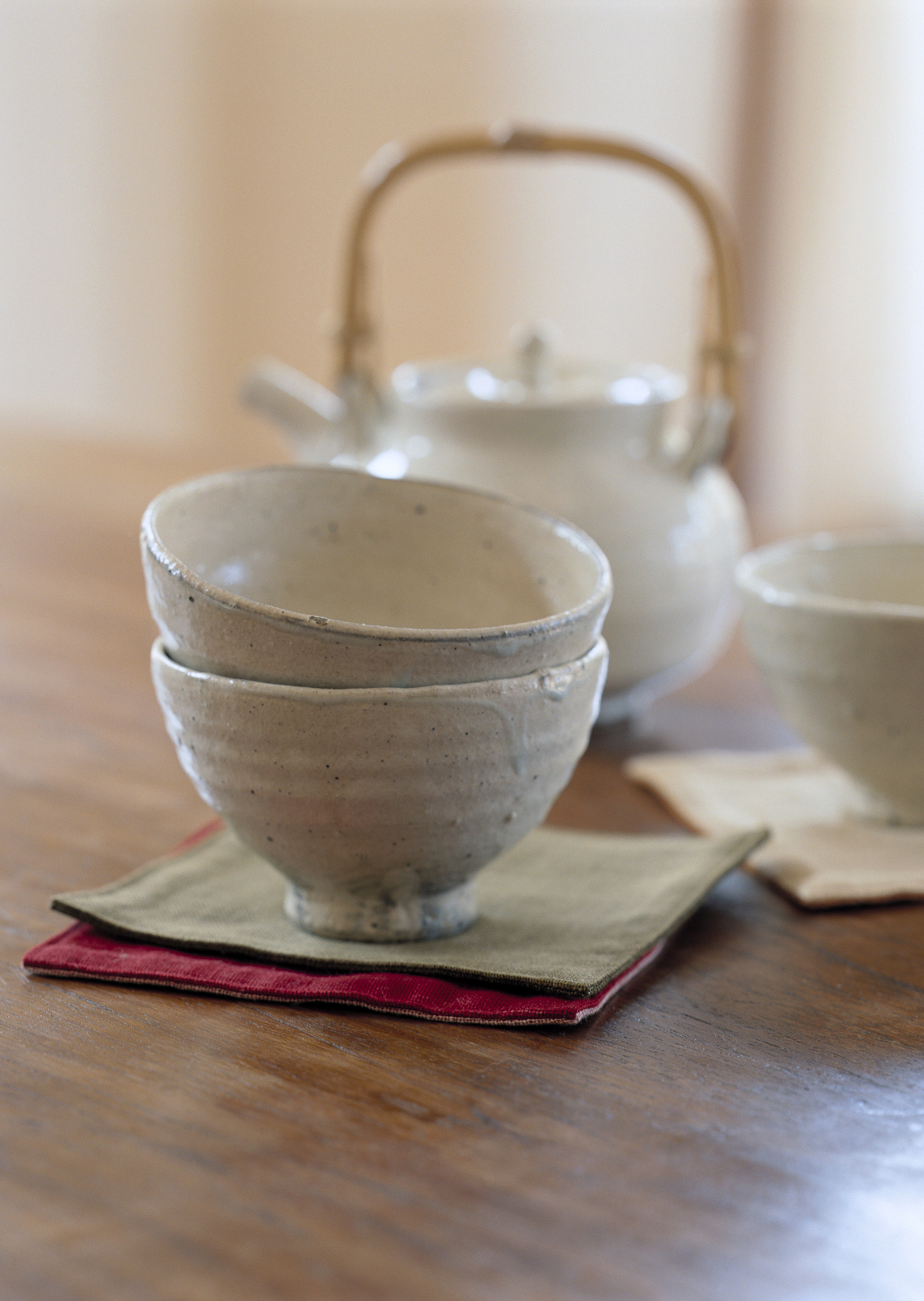 bowl and teapot