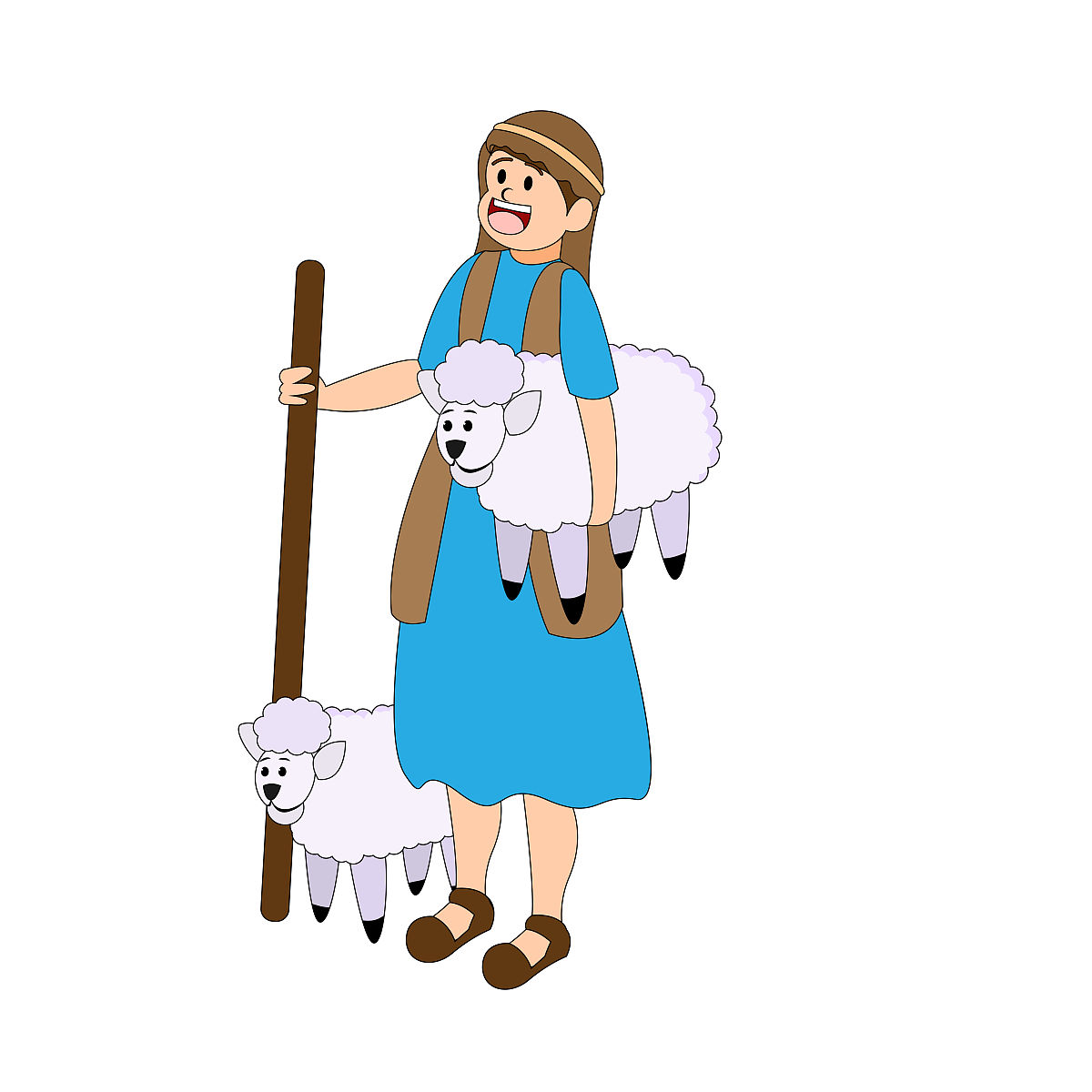 请以从前有一只小羊它很羡慕人们有各种各样的衣服穿有一天它遇到了一个裁缝想请他为自己做一件衣服裁缝要求用小羊的毛来换小羊答应了但是裁缝骗了小羊拿走羊毛扬长而去。不久冬天到了小羊又冷又饿有一位老婆婆看到了小羊把小羊带回了家好好照顾它但是老婆婆家只有她一个人居住老婆婆病倒了小羊十分着急突然小羊变成了人形续写一篇小故事