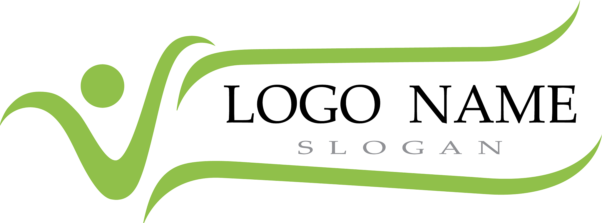 healthy life logo template