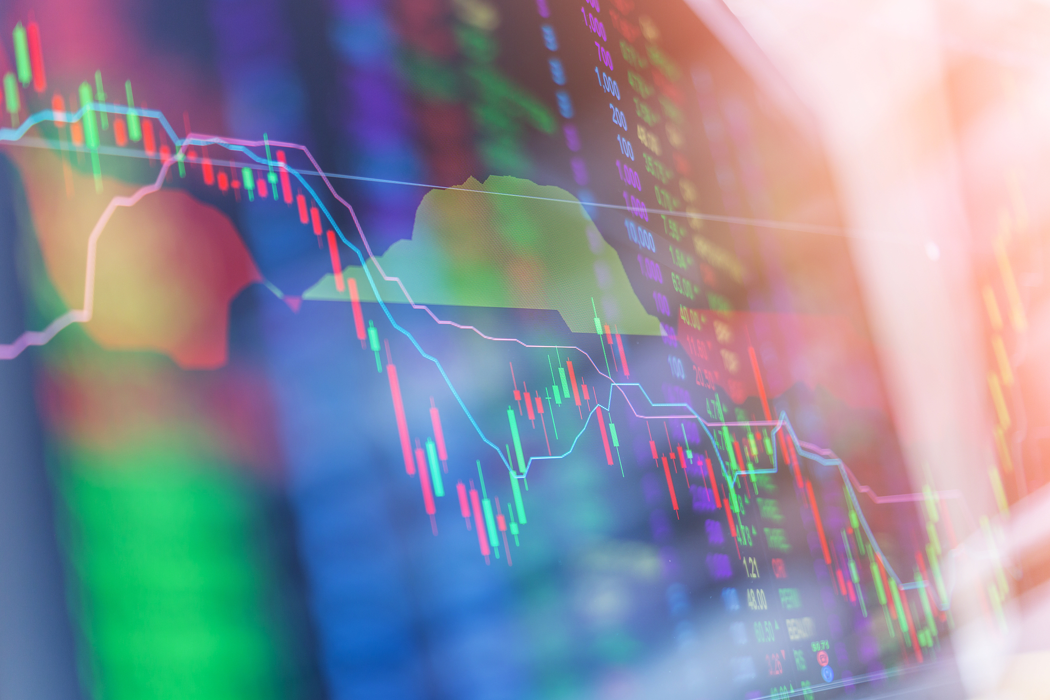 financial business graph chart analysis stock market graph backg
