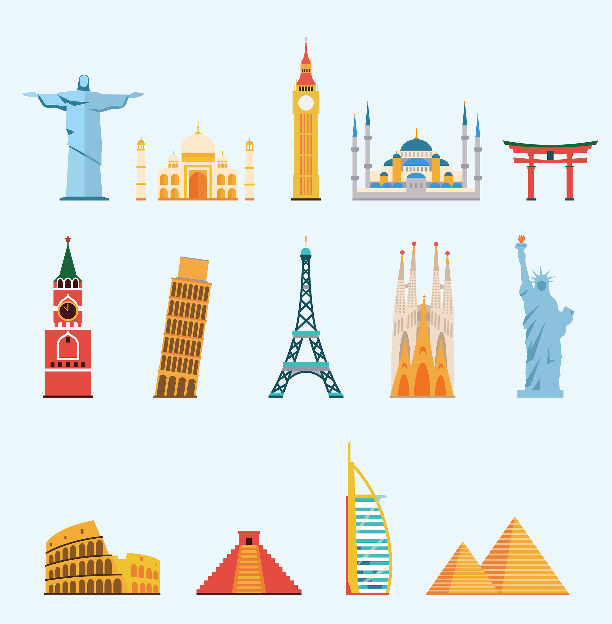 world famous travel landmarks