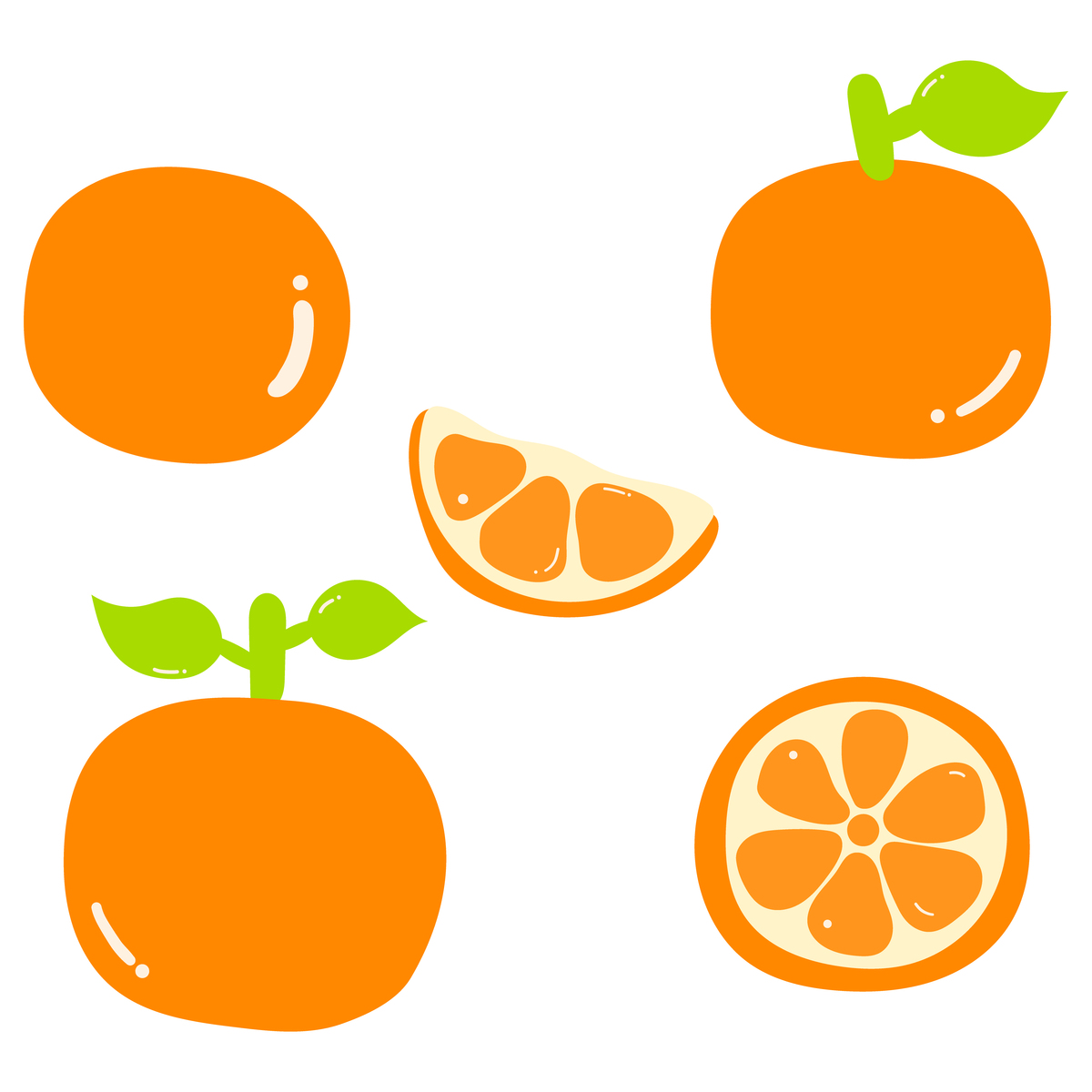 四个小朋友，一个橘子，如何平分？