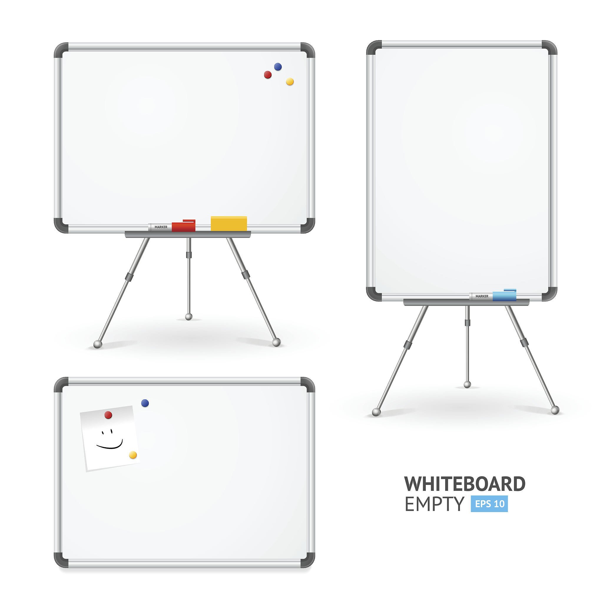 Mobile Whiteboard with Caster Wheels: Easy Movement & Stability