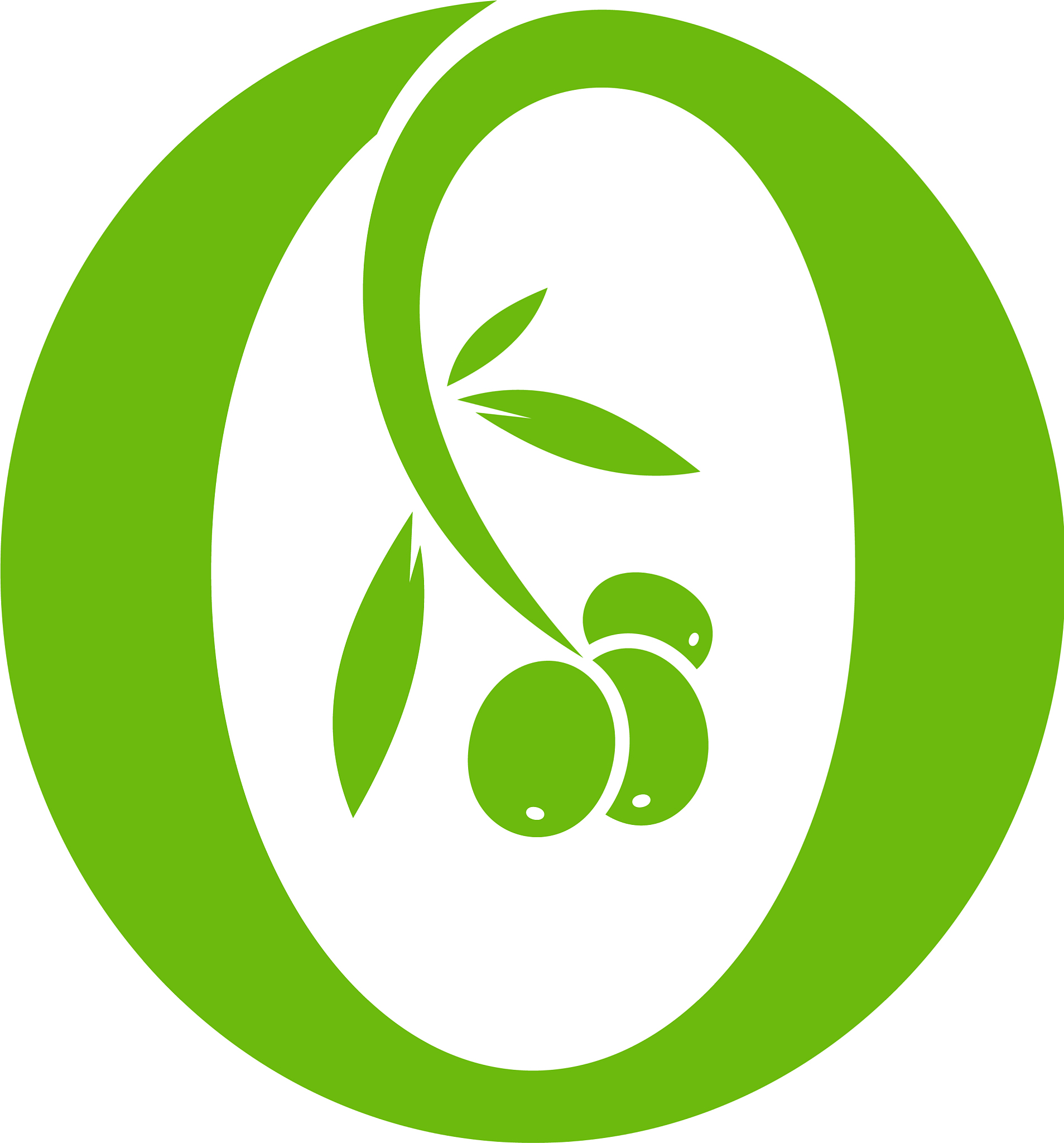 nature letter o logo icon design