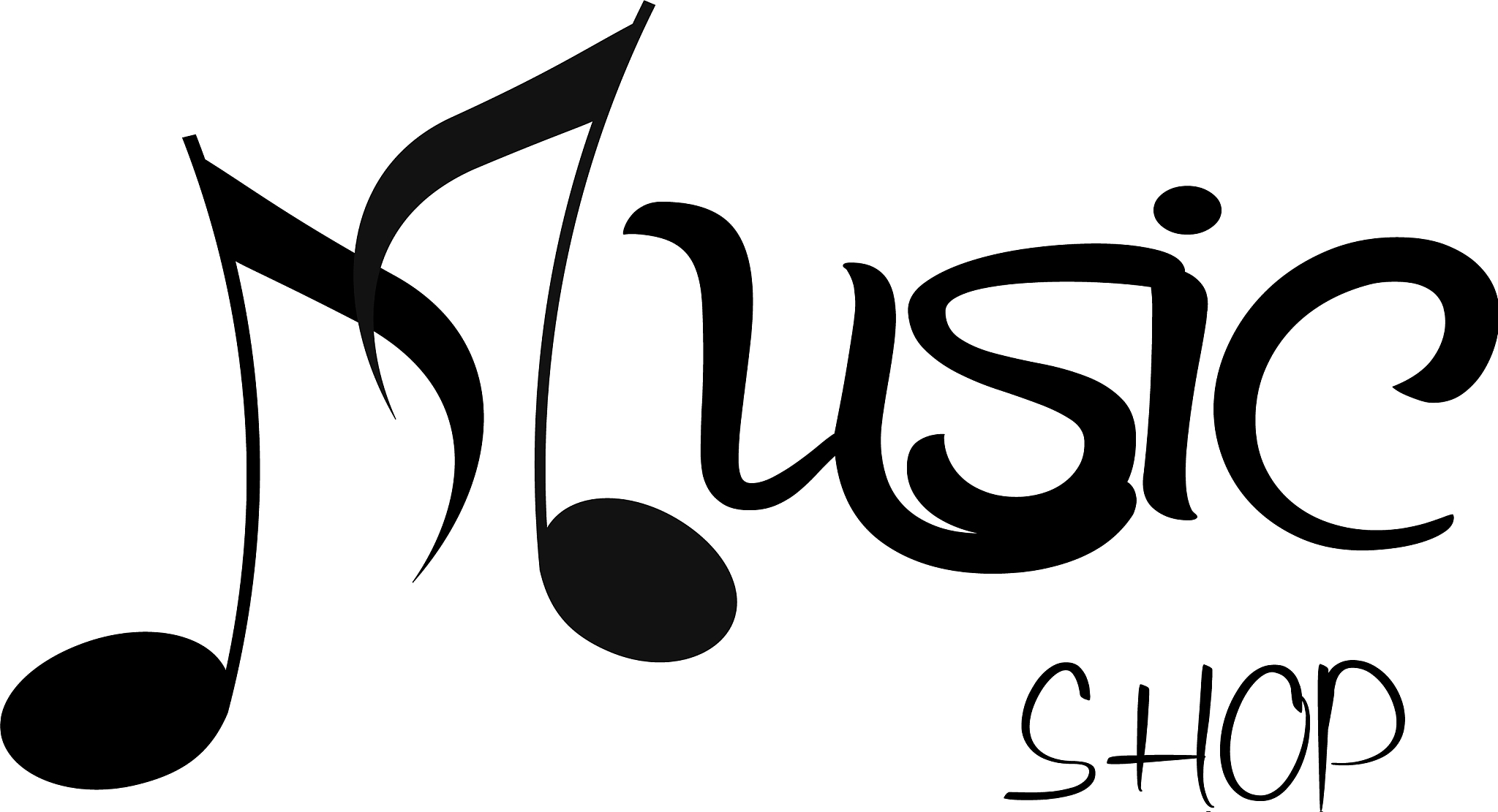 music shop label