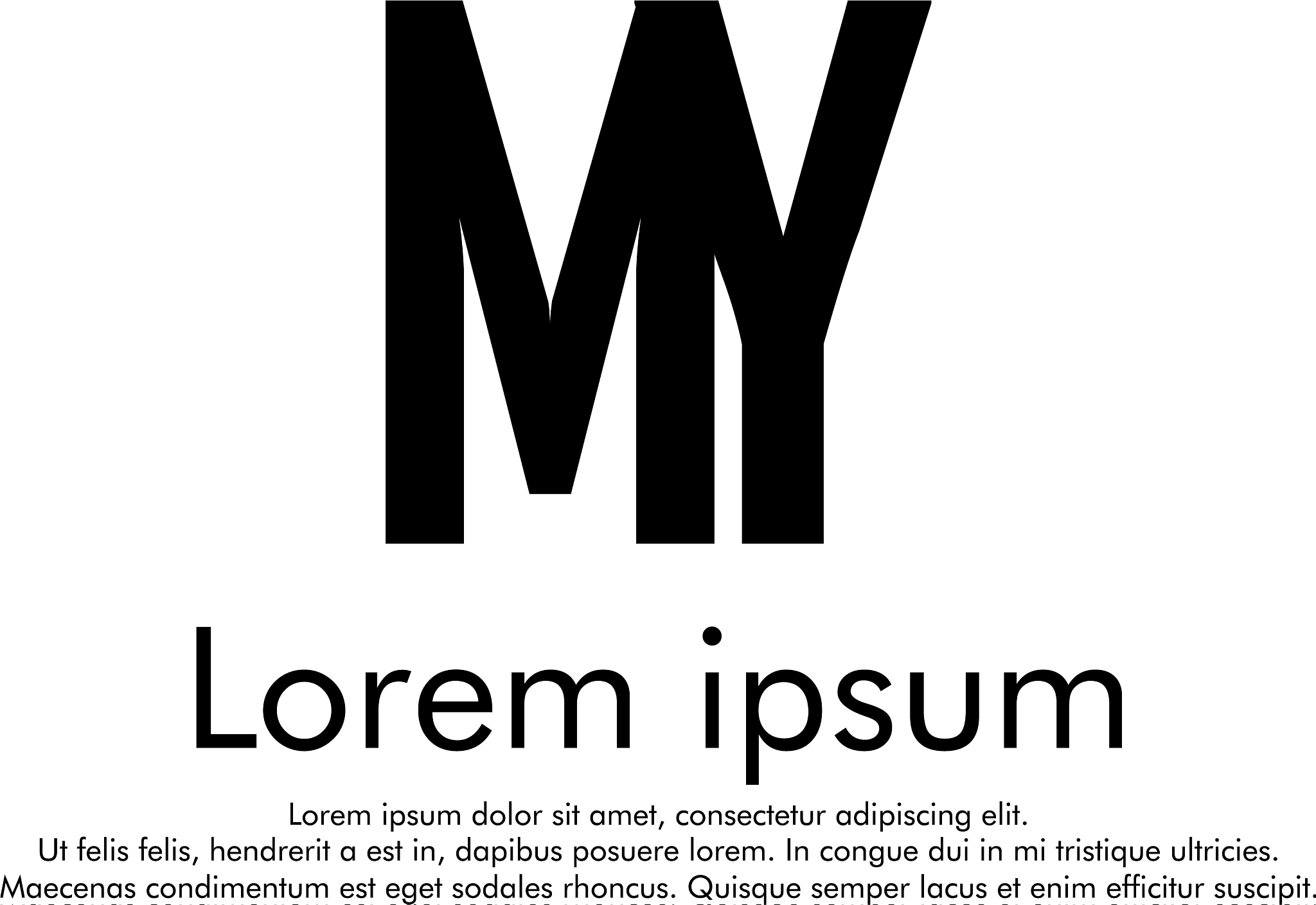 m y my initial abstract logo concept