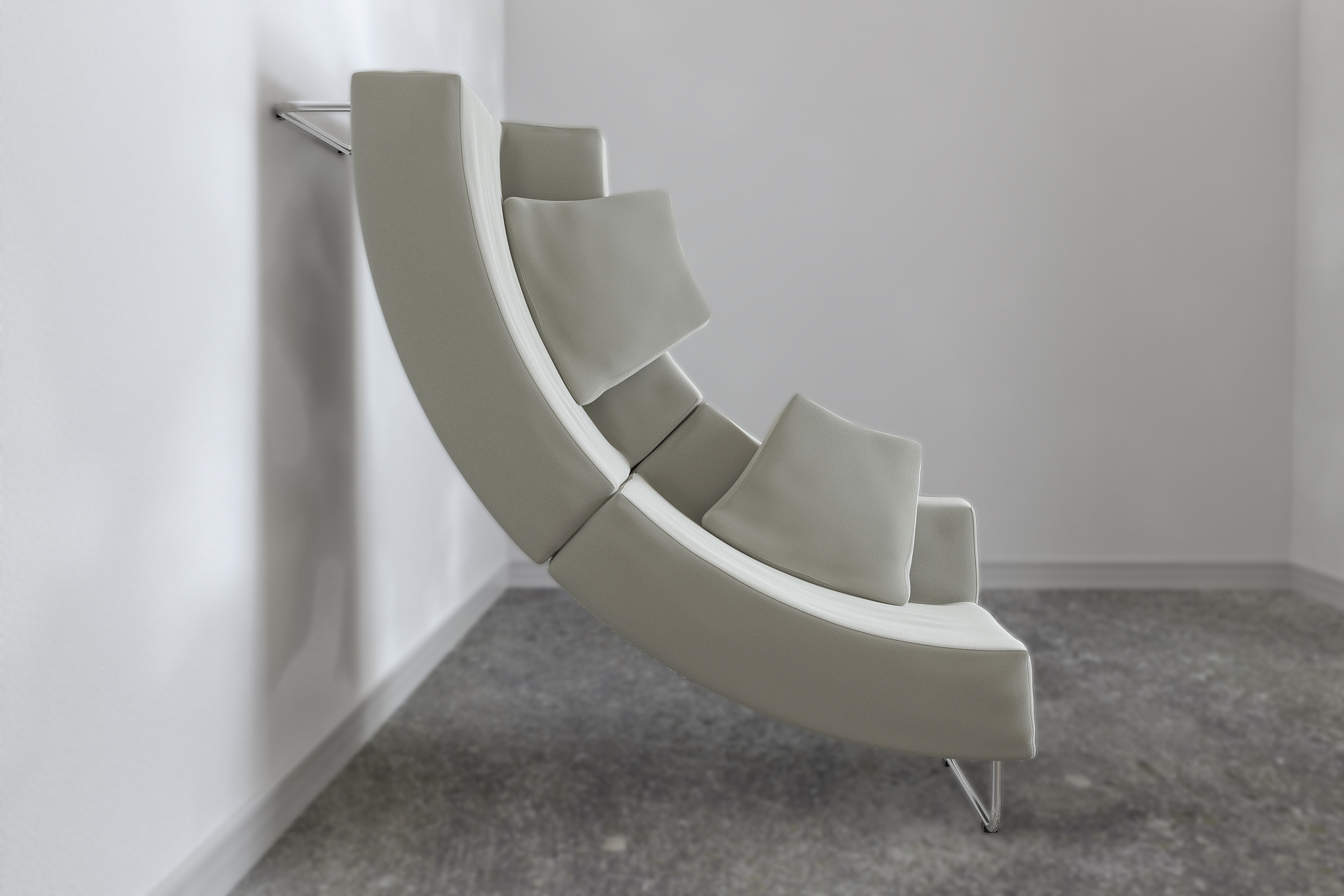 curved sofa