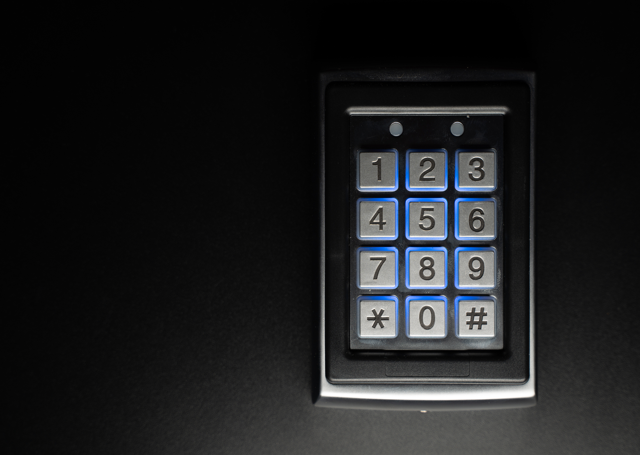 key pad entrance device