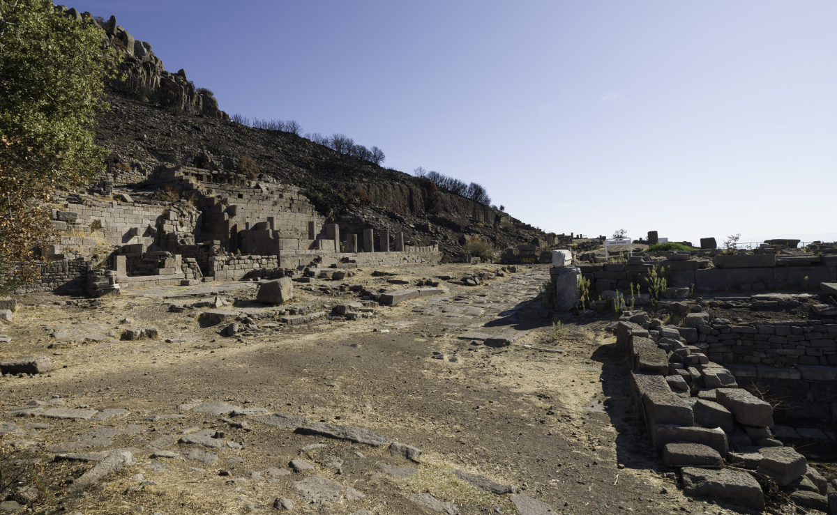 古城阿索斯古代生活区