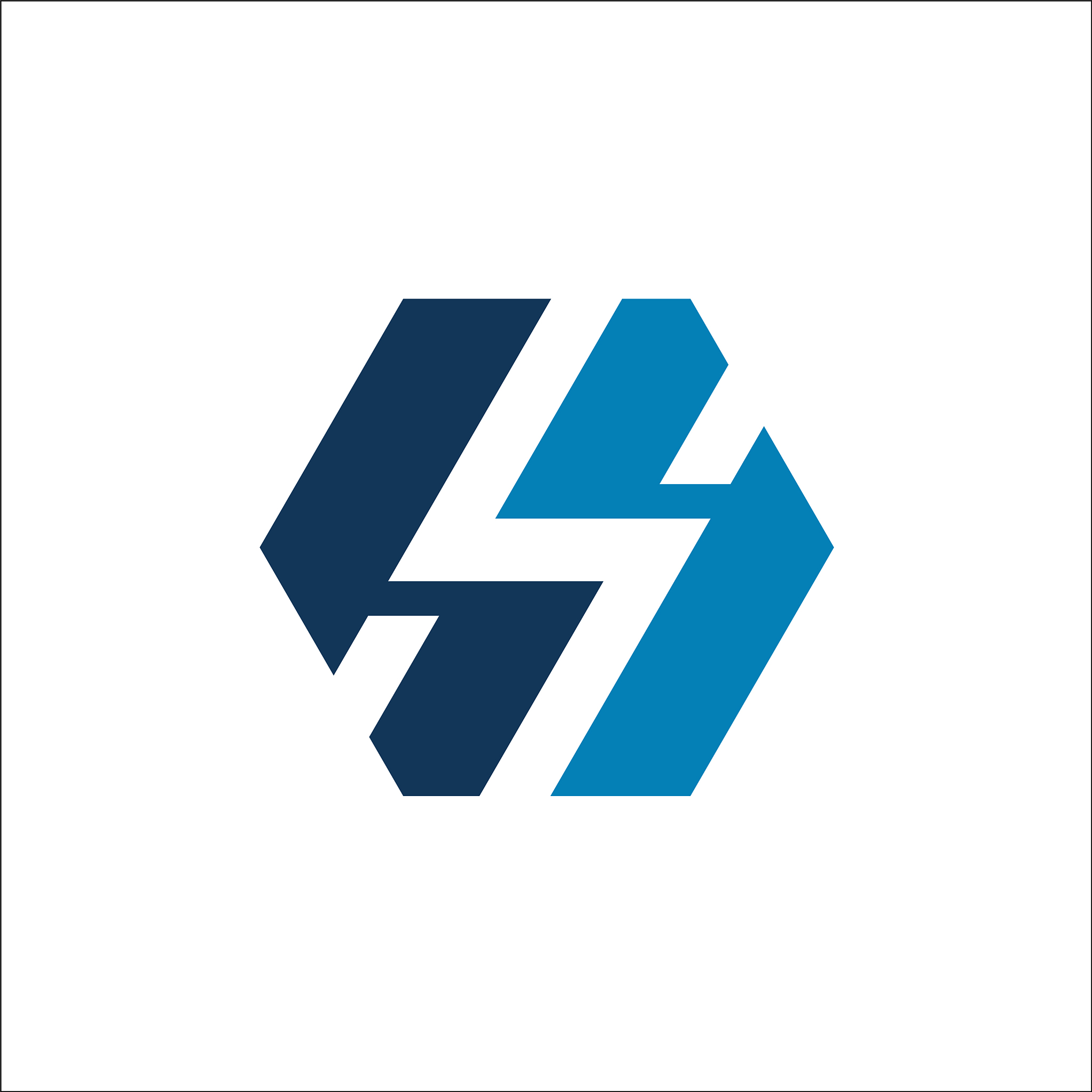 initials letter hh logo