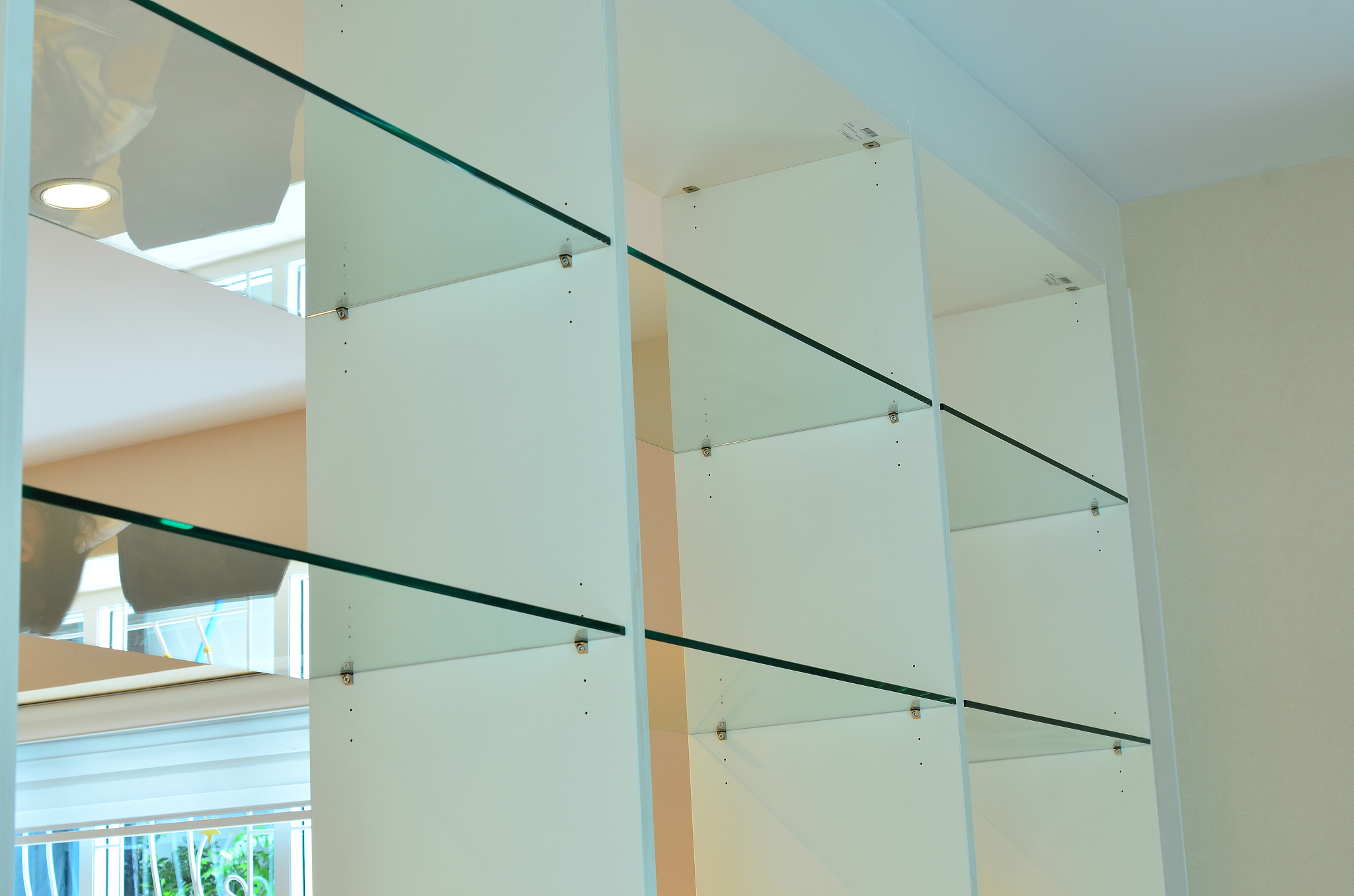 glass shelves