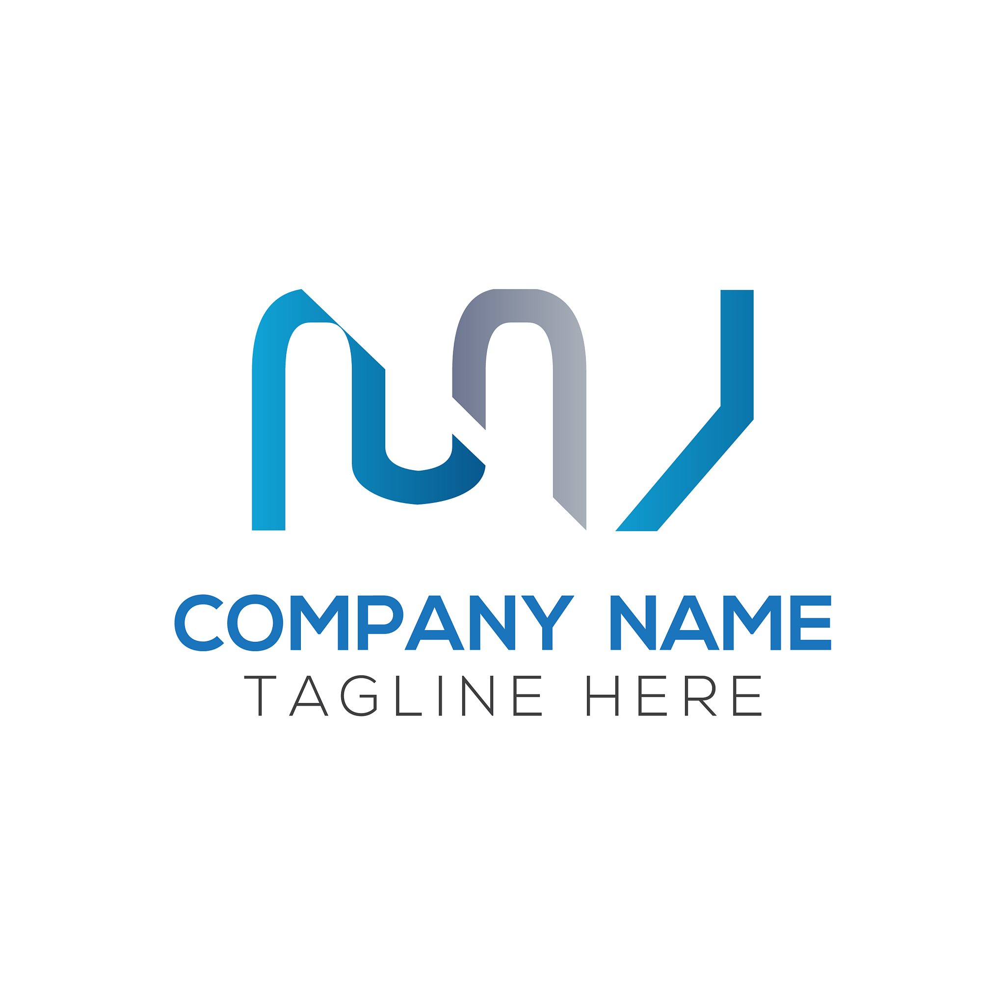 initial mv letter logo design template abstract