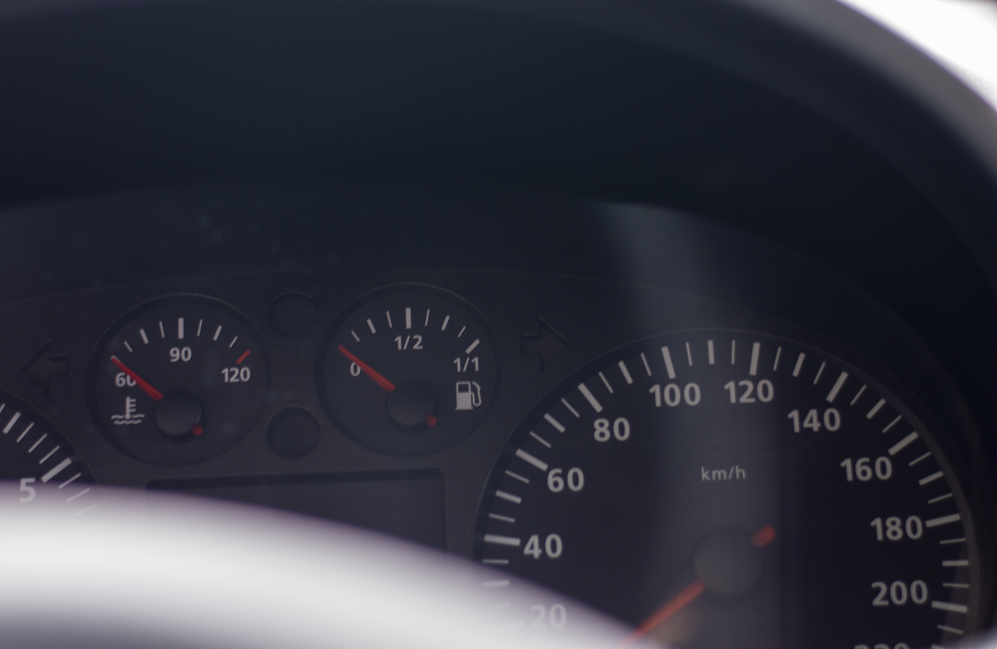 dashboard of a car